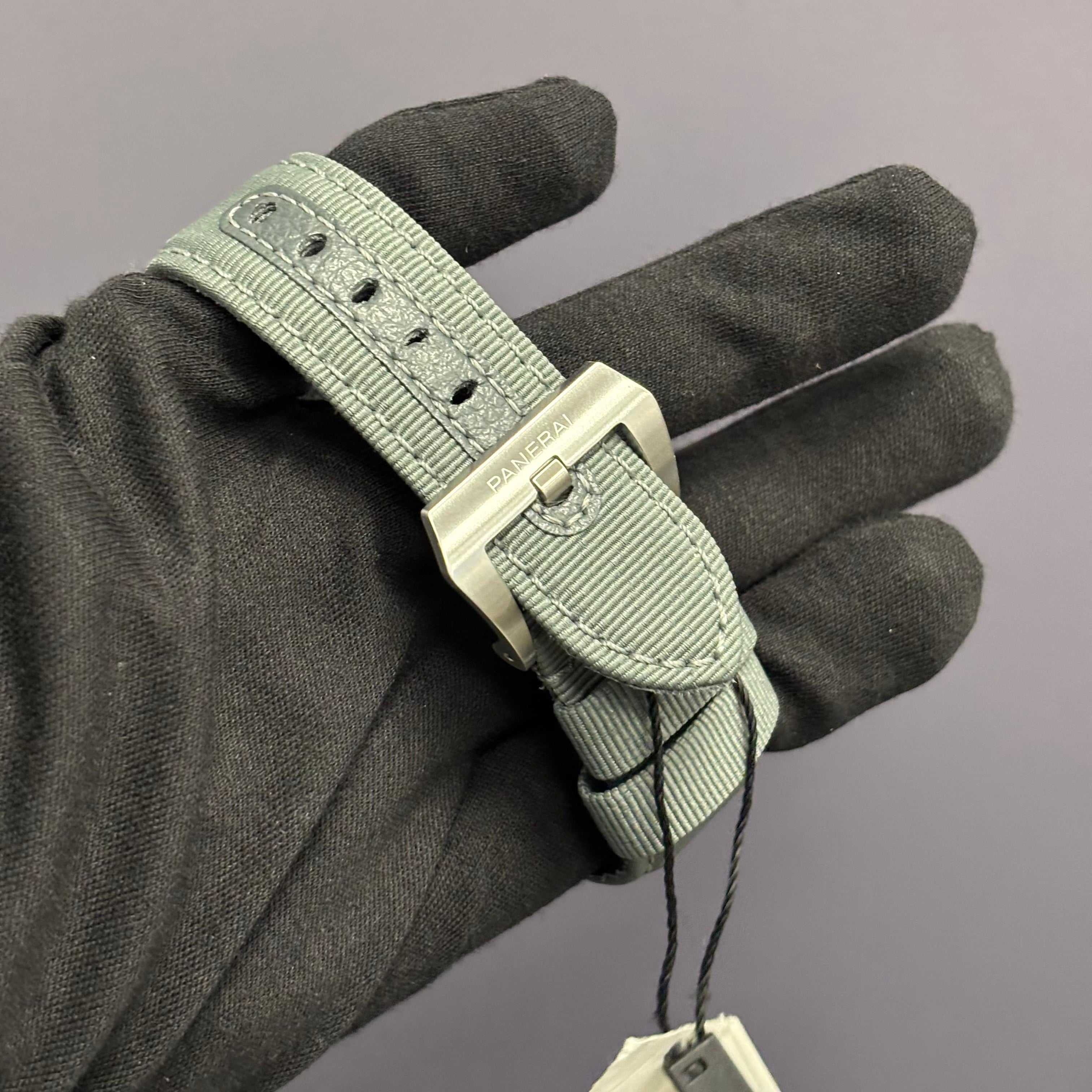 Panerai Luminor 44mm Grey/Black Dial Watch Ref# PAM01358 - Happy Jewelers Fine Jewelry Lifetime Warranty