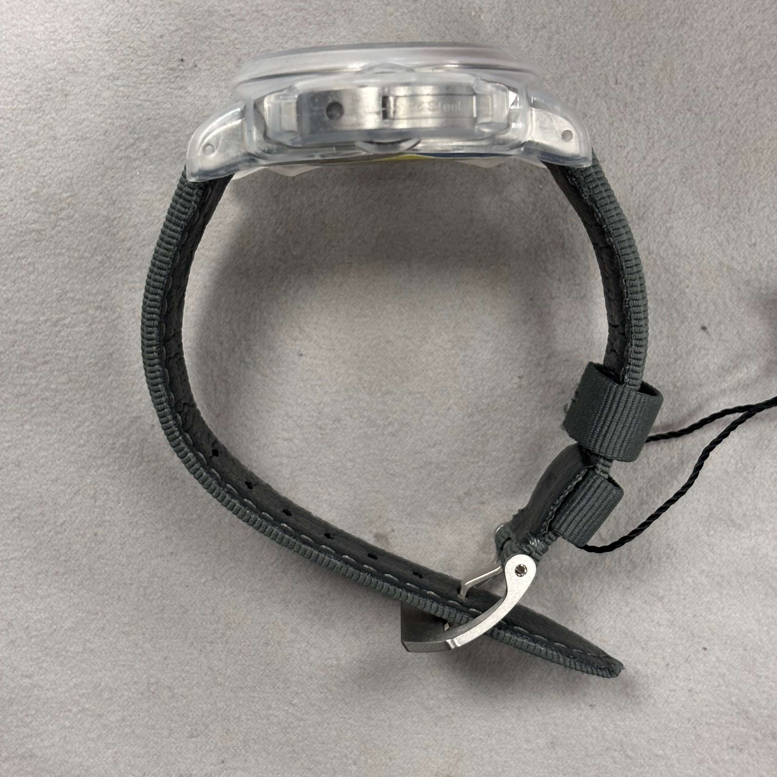 Panerai Luminor 44mm Grey/Black Dial Watch Ref# PAM01358 - Happy Jewelers Fine Jewelry Lifetime Warranty