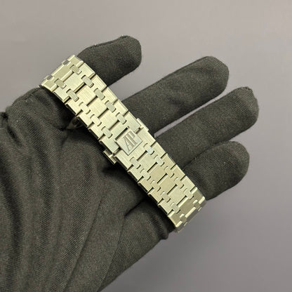 Audemars Piguet Royal Oak 41mm White Dial Watch Ref# 15510ST.OO.1320ST.08 - Happy Jewelers Fine Jewelry Lifetime Warranty