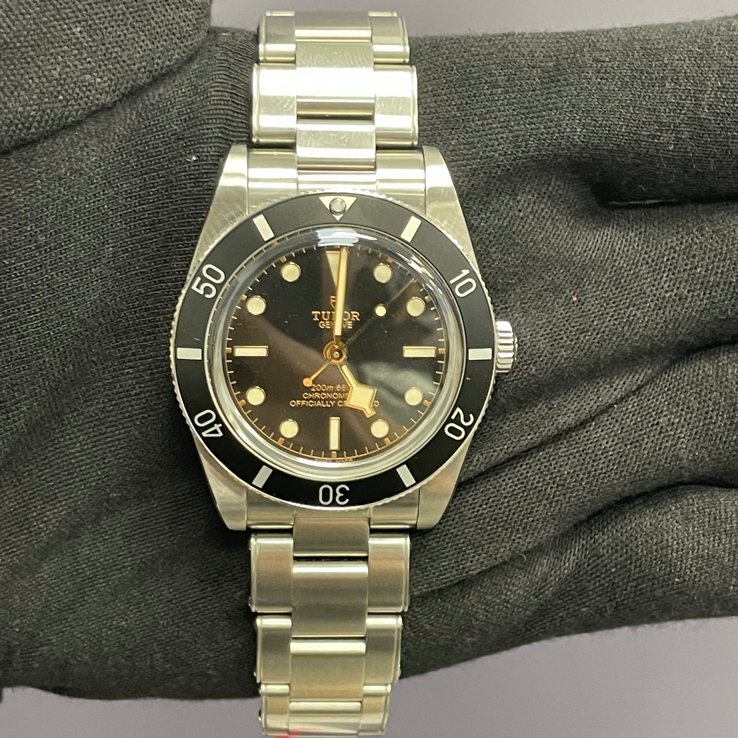 Tudor Black Bay 37mm Black Dial Watch Ref# 79000N