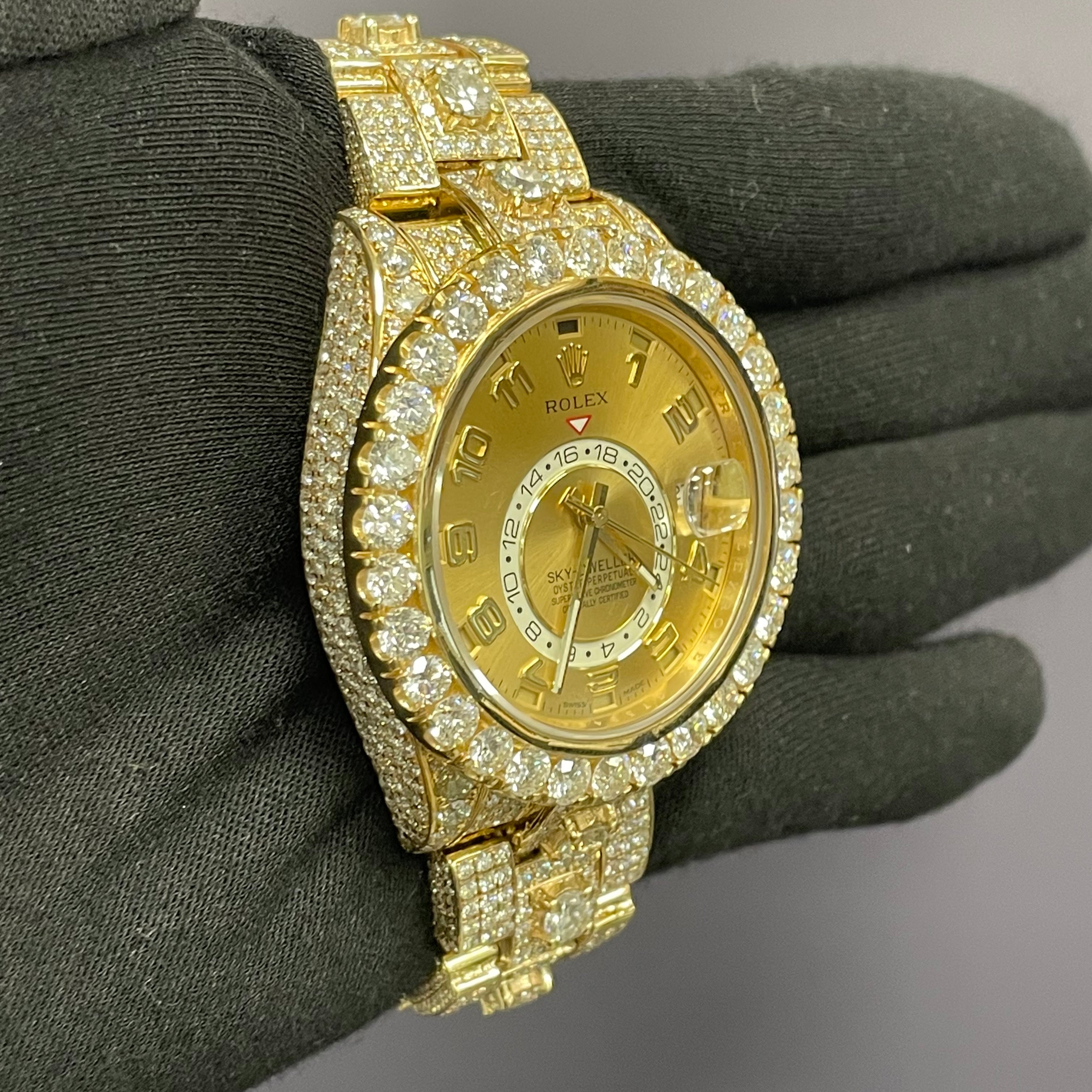 Rolex Sky-Dweller 42mm Champagne Dial Watch Ref# 326928 - Happy Jewelers Fine Jewelry Lifetime Warranty