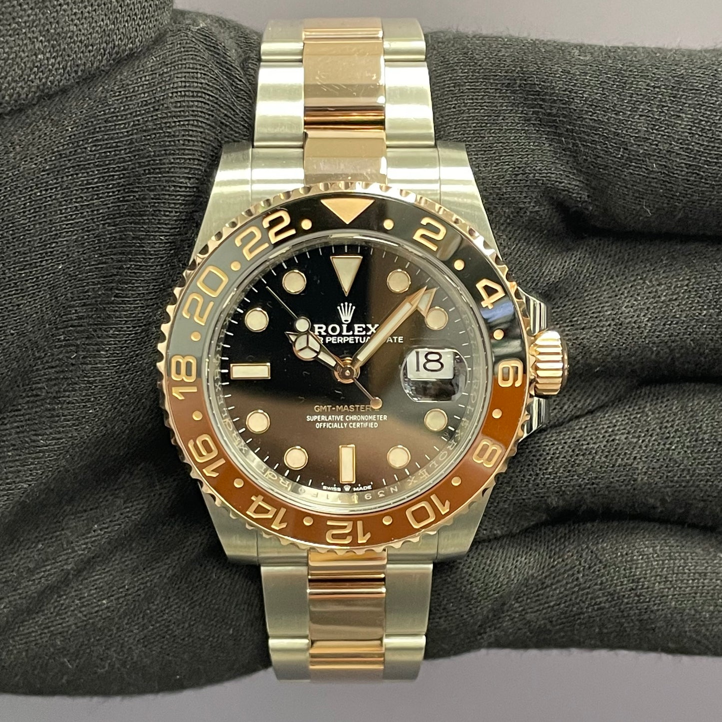 Rolex GMT-Master II 40mm Black Dial Watch Ref# 126711CHNR