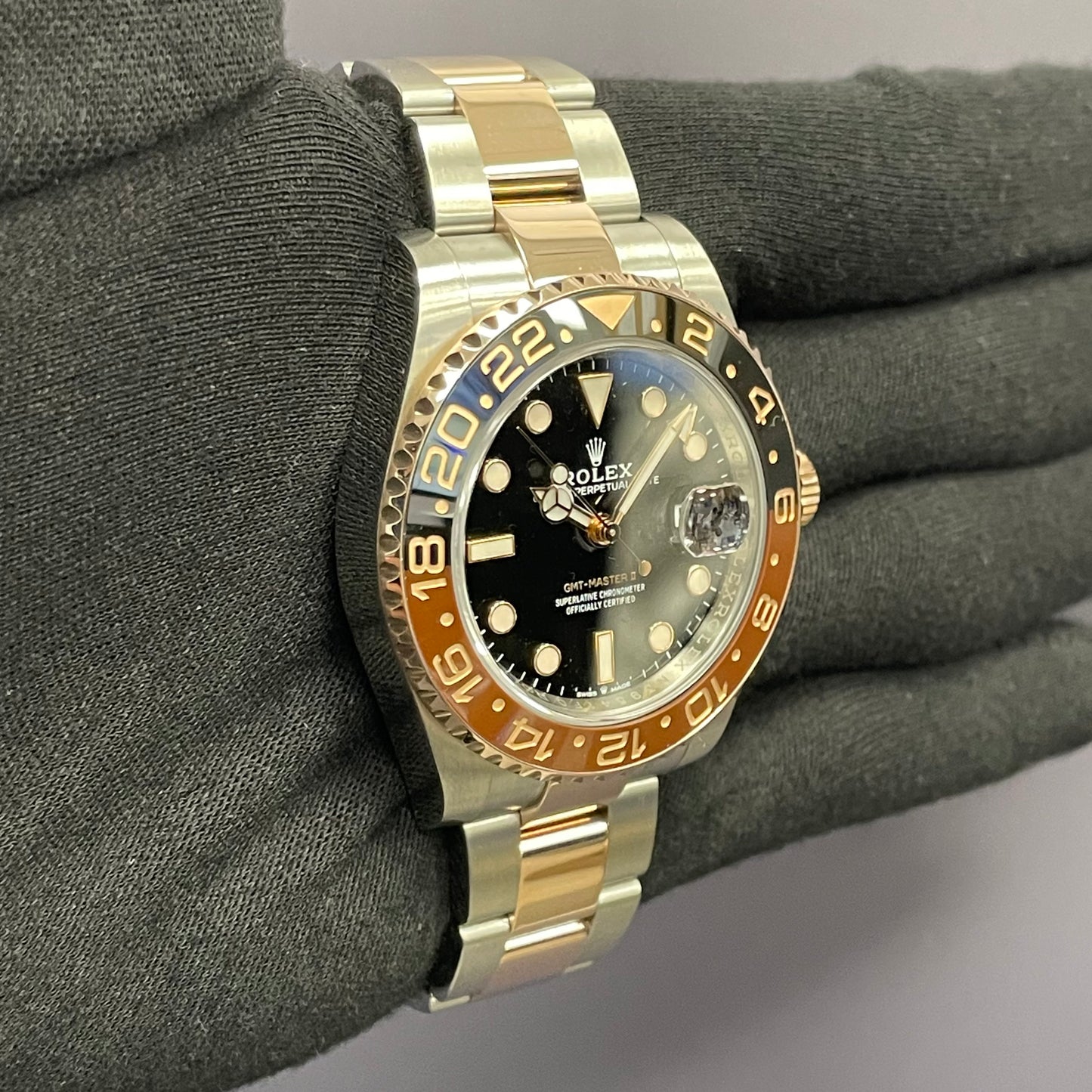 Rolex GMT-Master II 40mm Black Dial Watch Ref# 126711CHNR