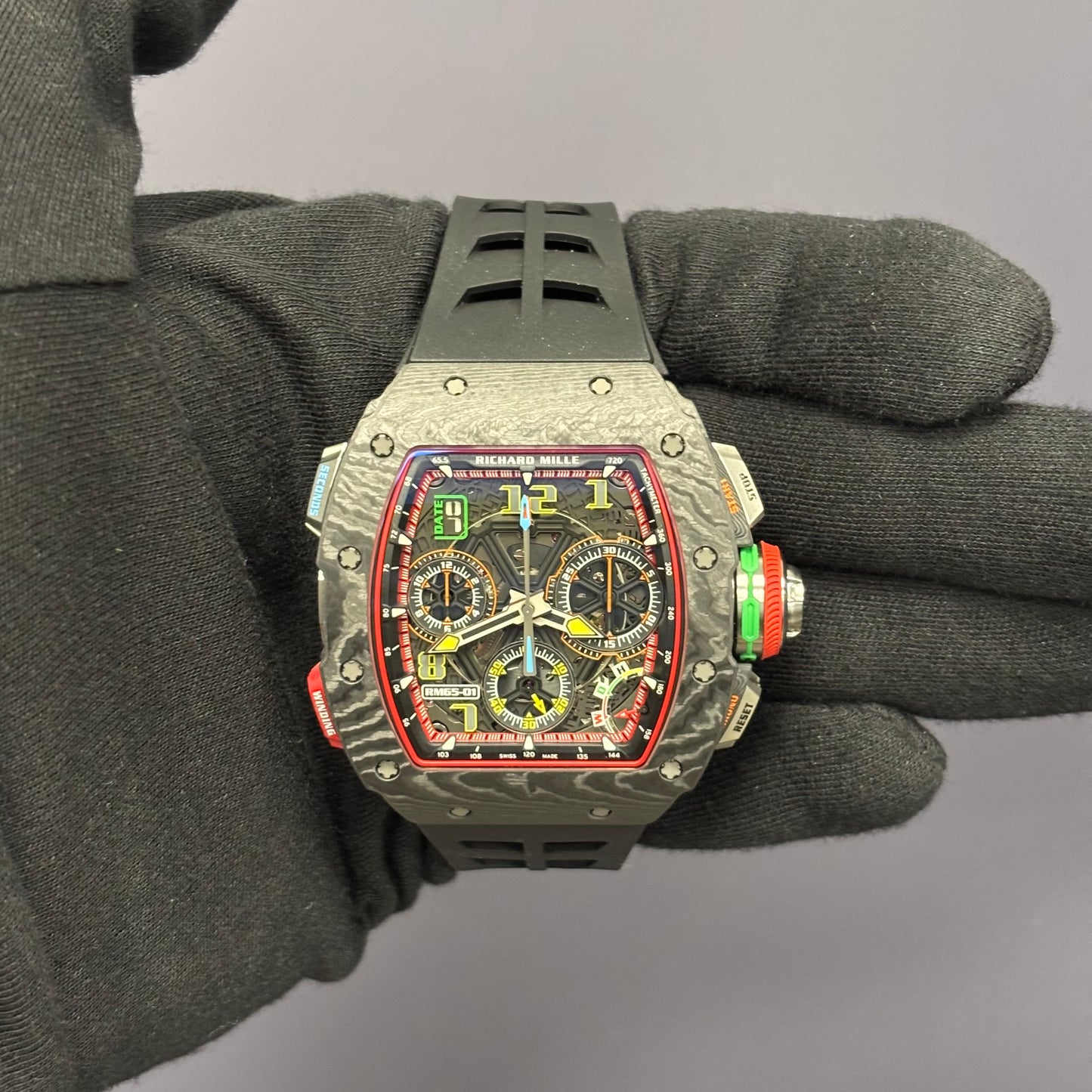 Richard Mille RM65-01 42mm Openwork Dial Watch Ref# RM65-01