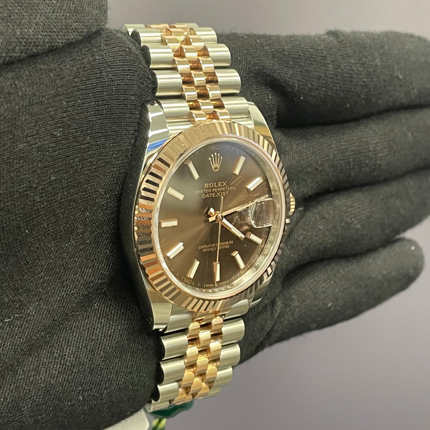 Rolex Datejust 41mm Chocolate Dial Watch Ref# 126331