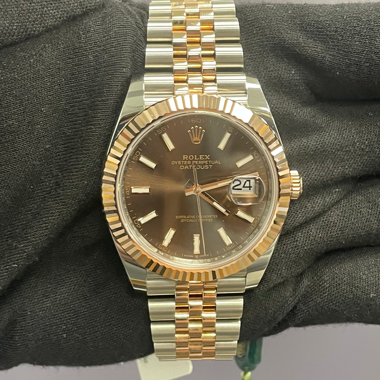 Rolex Datejust 41mm Chocolate Dial Watch Ref# 126331