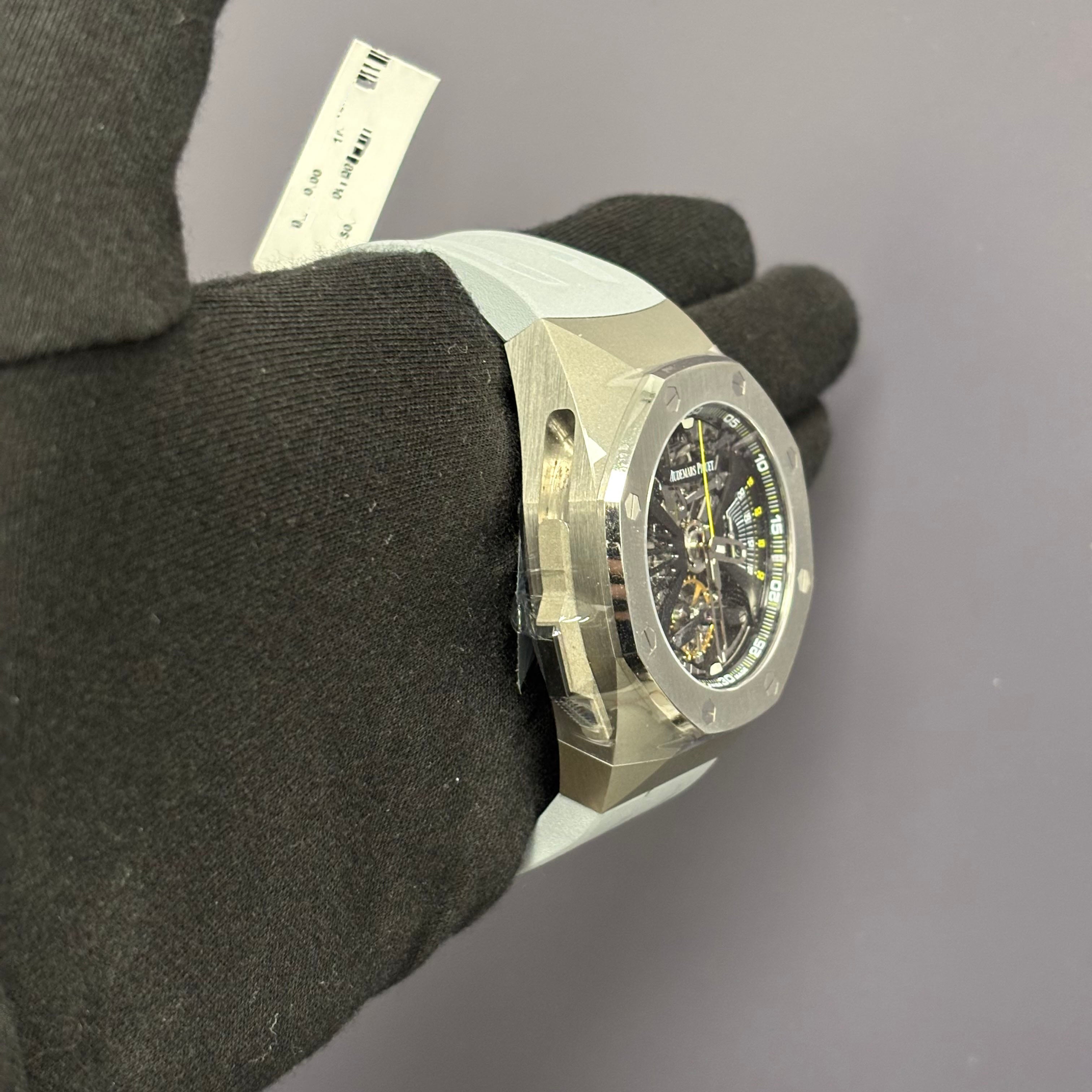 Audemars Piguet Royal Oak 44mm Openwork Dial Watch Ref# 26577TI.OO.D002CA.01 - Happy Jewelers Fine Jewelry Lifetime Warranty