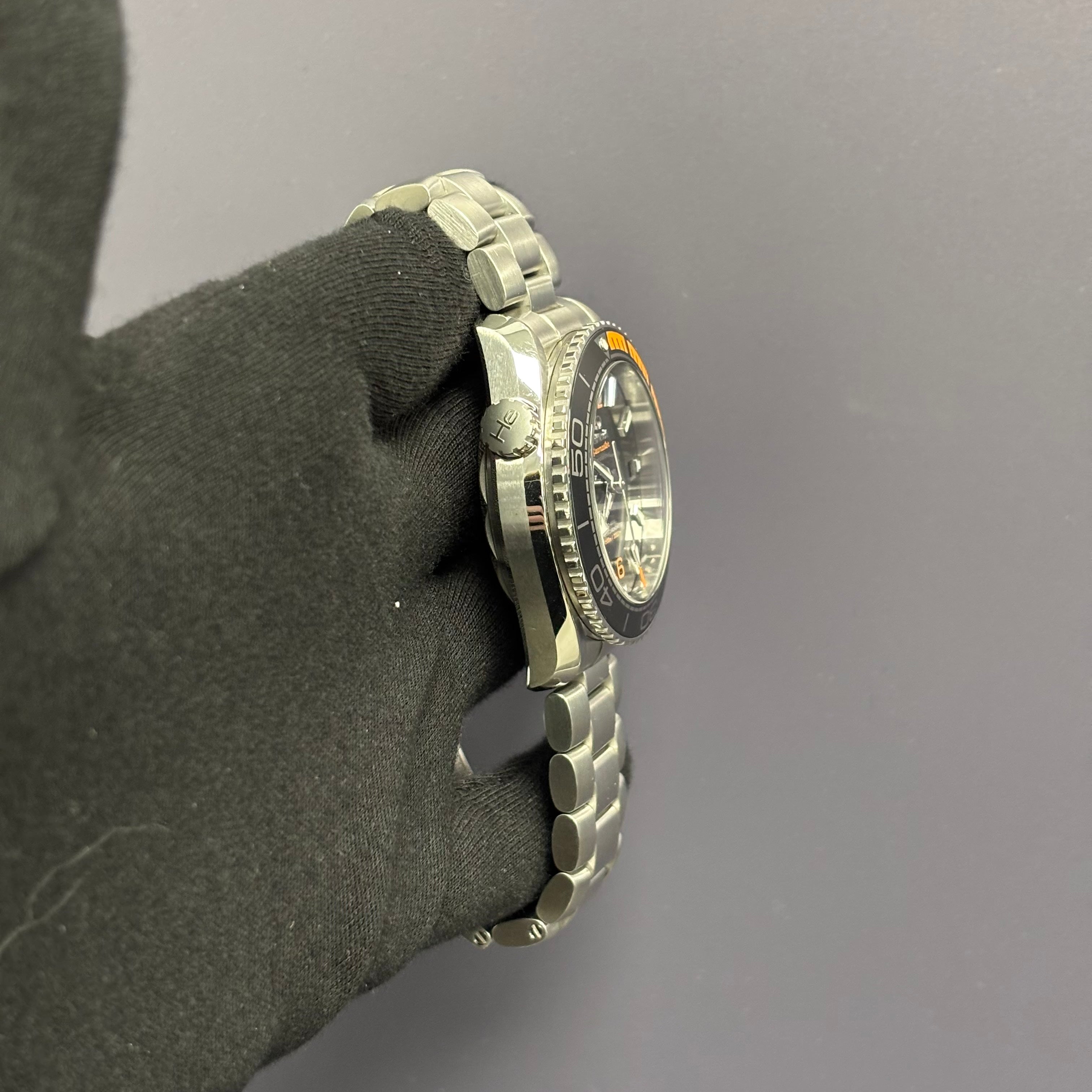 Omega Seamaster 43.5mm Black Dial Watch Ref# 215.30.44.21.01.002 - Happy Jewelers Fine Jewelry Lifetime Warranty