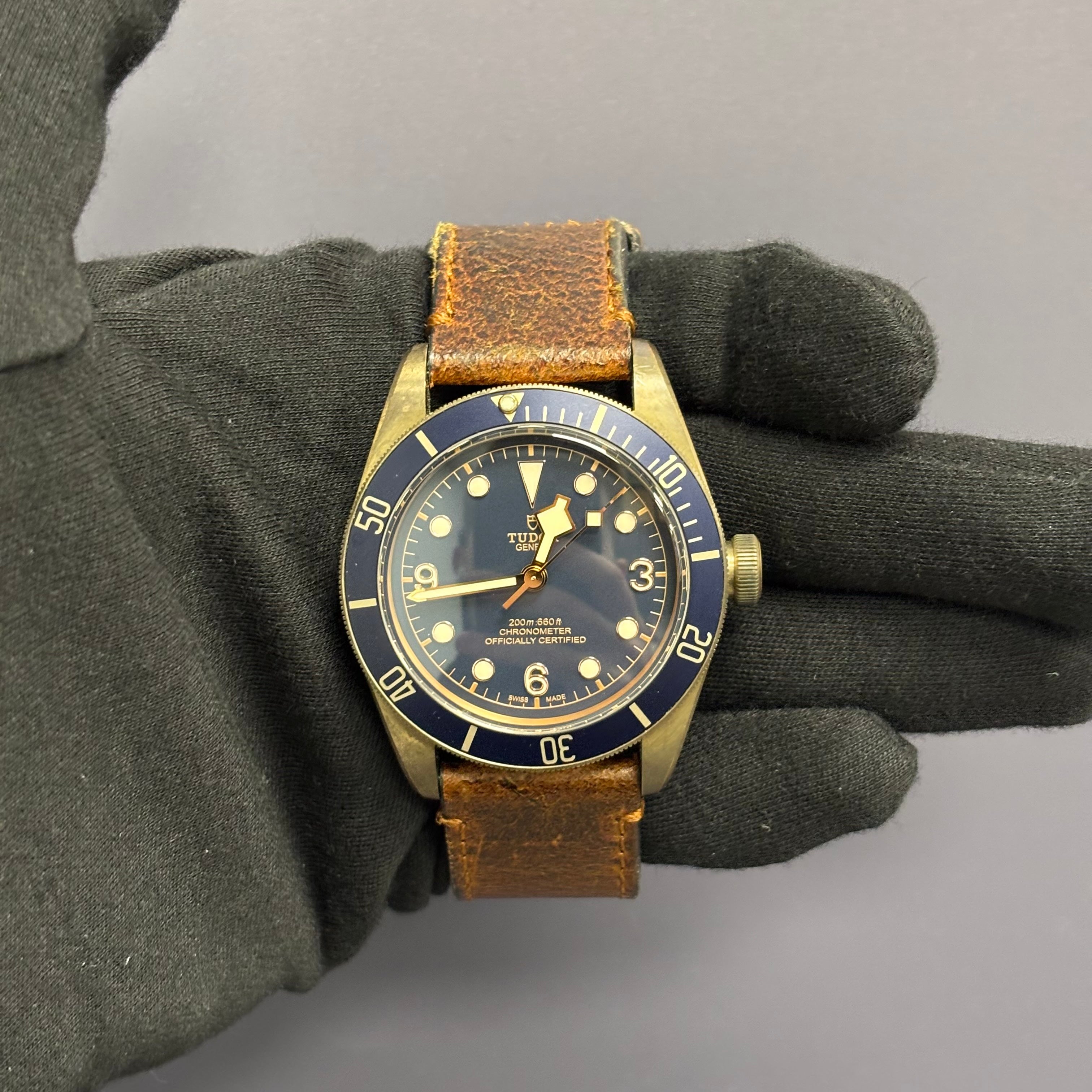 Tudor Black Bay 43mm Blue Dial Watch Ref# 79250BB - Happy Jewelers Fine Jewelry Lifetime Warranty