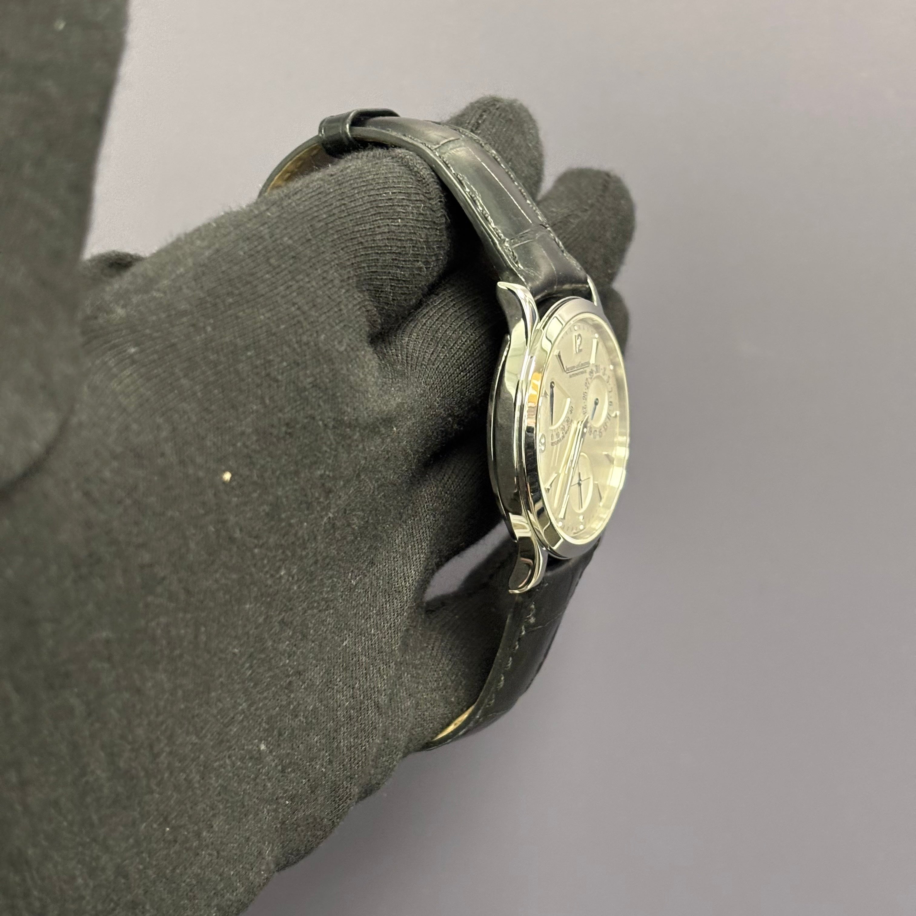 Jaeger-LeCoultre Reserve 37mm Silver Dial Watch Ref# 140.8.93.S - Happy Jewelers Fine Jewelry Lifetime Warranty