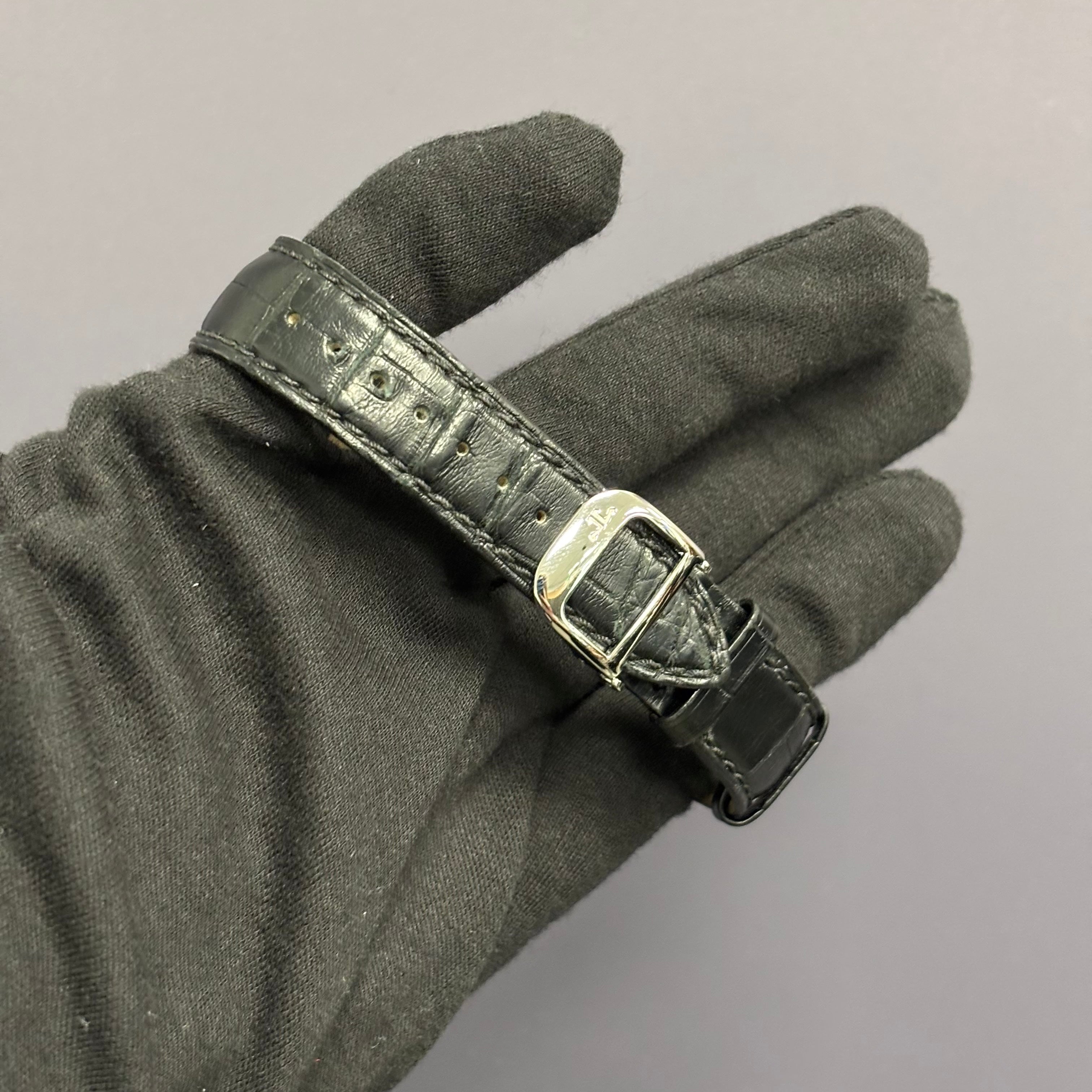 Jaeger-LeCoultre Reserve 37mm Silver Dial Watch Ref# 140.8.93.S - Happy Jewelers Fine Jewelry Lifetime Warranty