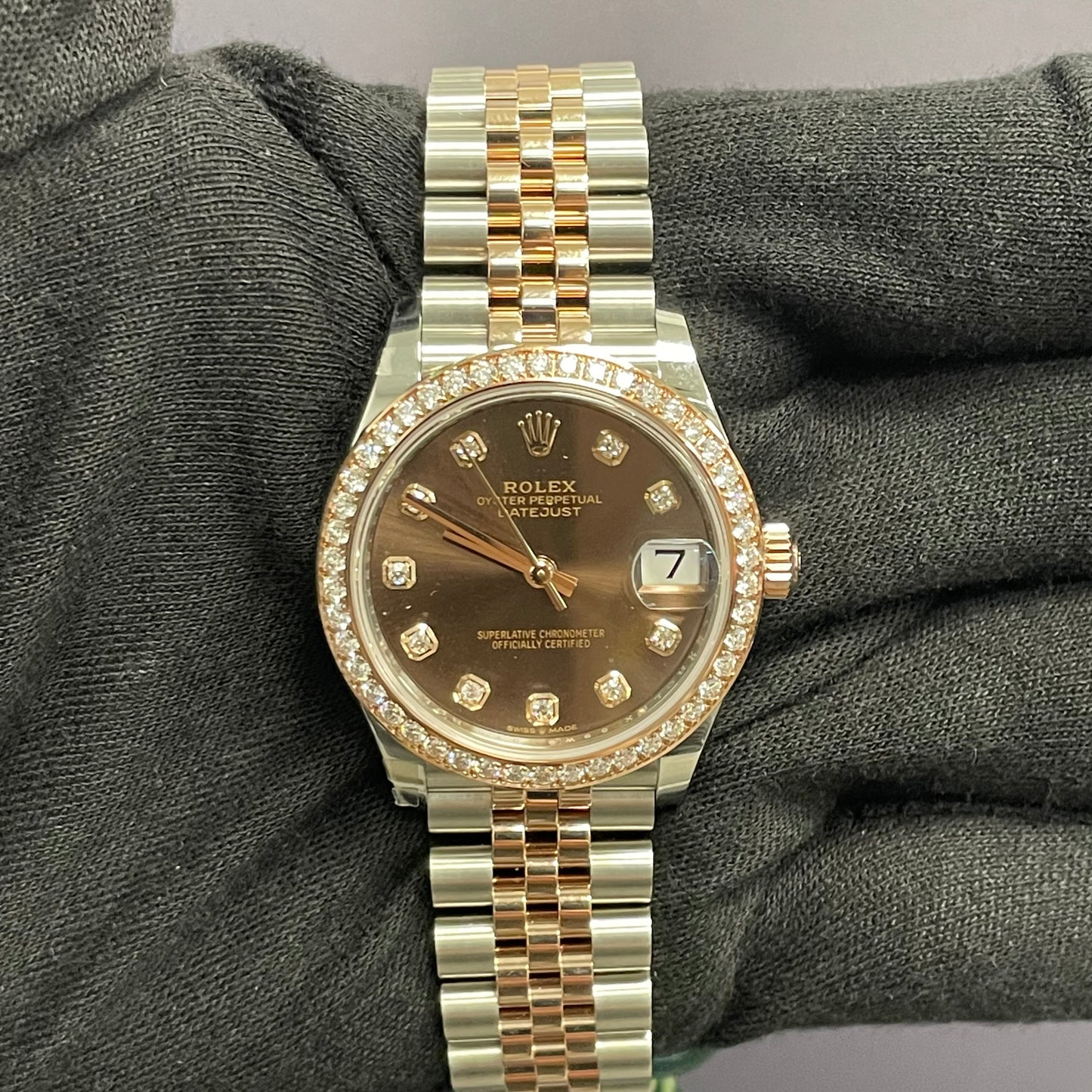 Rolex Datejust 31mm Chocolate Dial Watch Ref# 278381RBR