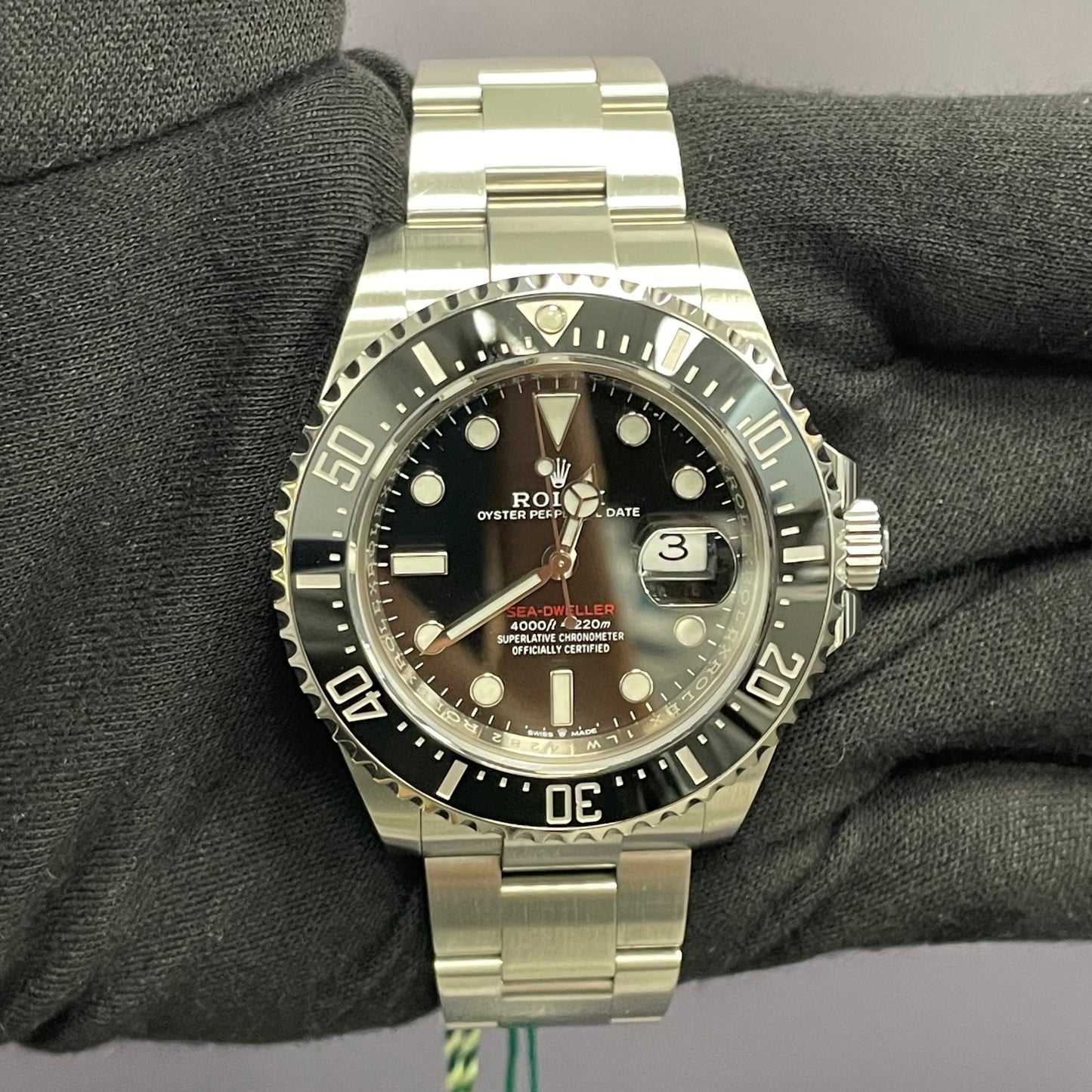 Rolex Sea-Dweller 43mm Black Dial Watch Ref# 126600