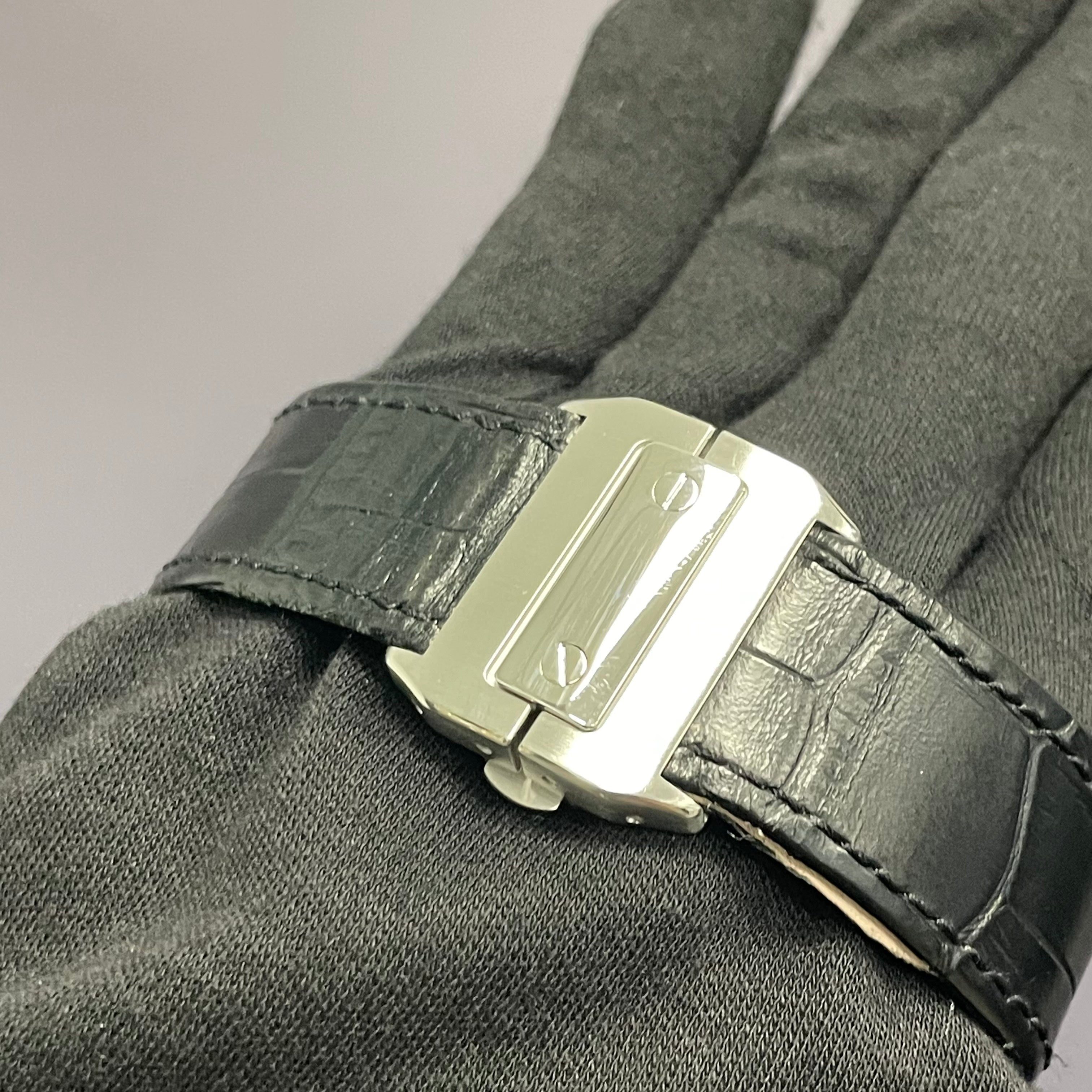 Cartier Santos 41mm White Dial Ref# W20090X8 - Happy Jewelers Fine Jewelry Lifetime Warranty