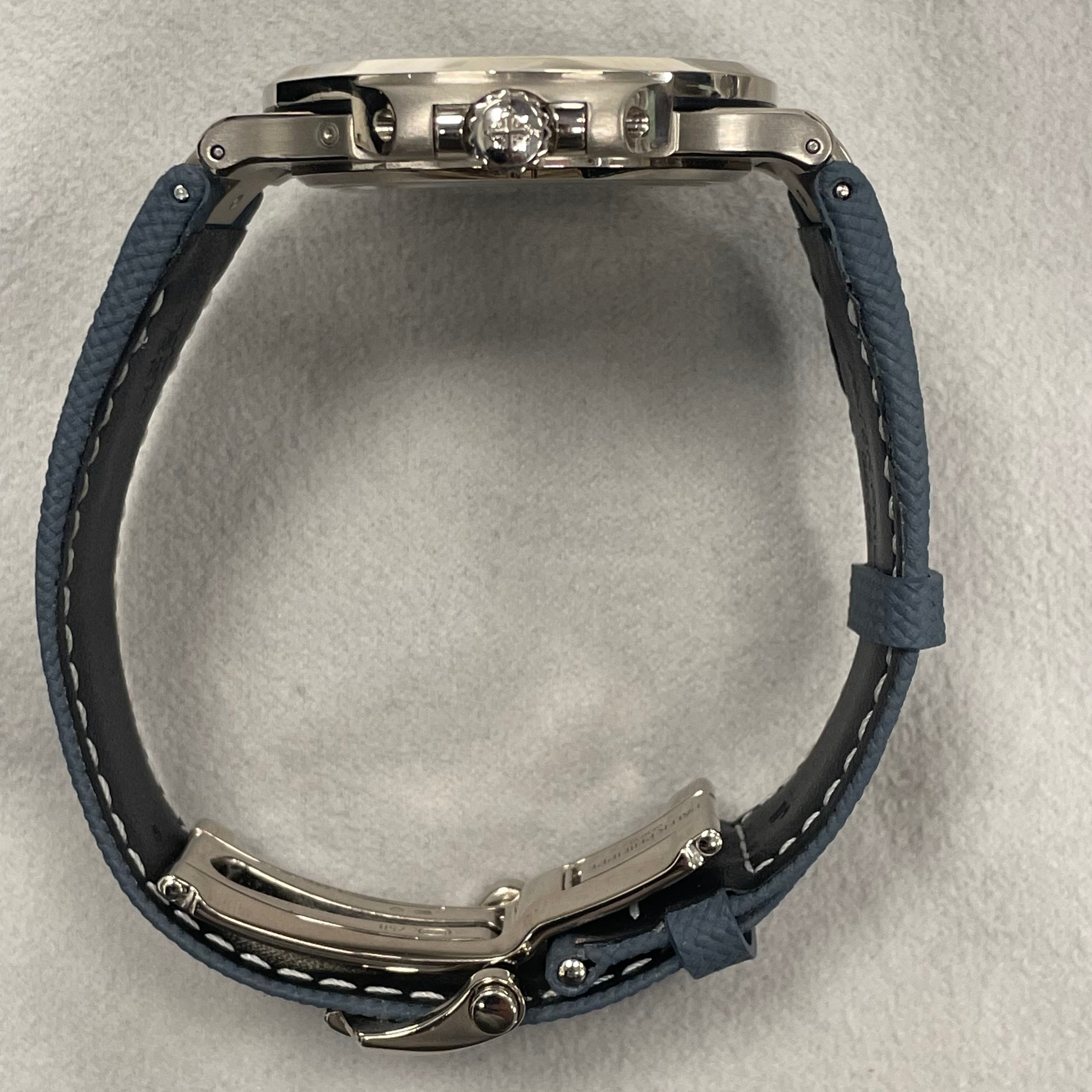 Patek Philippe Nautilus 40mm White Gold Gray Dial Watch Ref# 5712G-001 - Happy Jewelers Fine Jewelry Lifetime Warranty