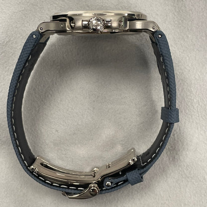 Patek Philippe Nautilus 40mm White Gold Gray Dial Watch Ref# 5712G-001 - Happy Jewelers Fine Jewelry Lifetime Warranty