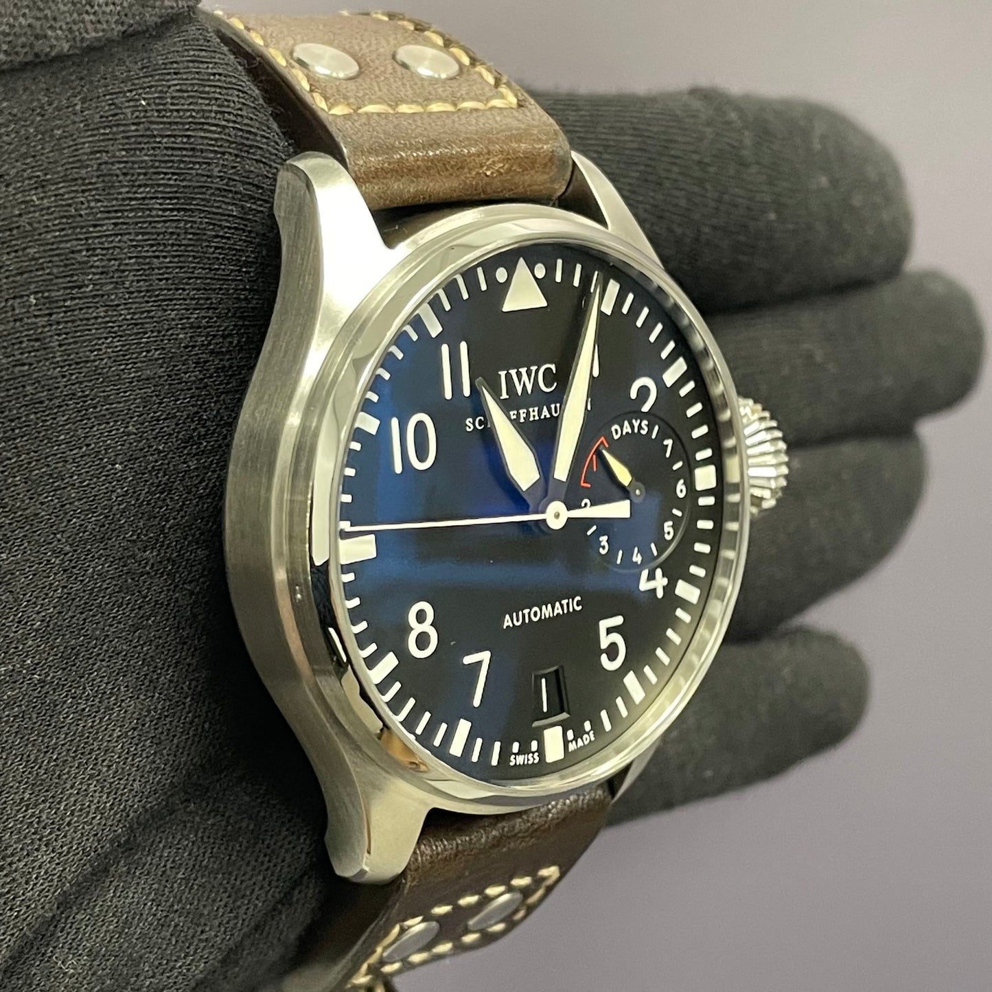 IWC Big Pilot 46.2mm Black Dial Watch Ref# IW500401