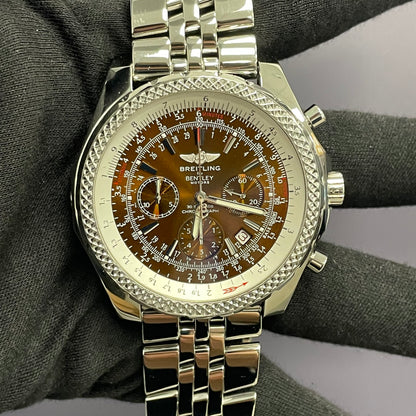Breitling Bentley 48.70mm Bronze Dial Watch Ref# A2536212-Q502 - Happy Jewelers Fine Jewelry Lifetime Warranty