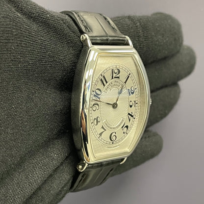 Patek Philippe Gondolo 5098 32mm Silver Dial Watch Ref# 5098P-001 - Happy Jewelers Fine Jewelry Lifetime Warranty