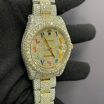 Rolex Datejust 41mm Pave Dial Watch Ref# 116333 - Happy Jewelers Fine Jewelry Lifetime Warranty