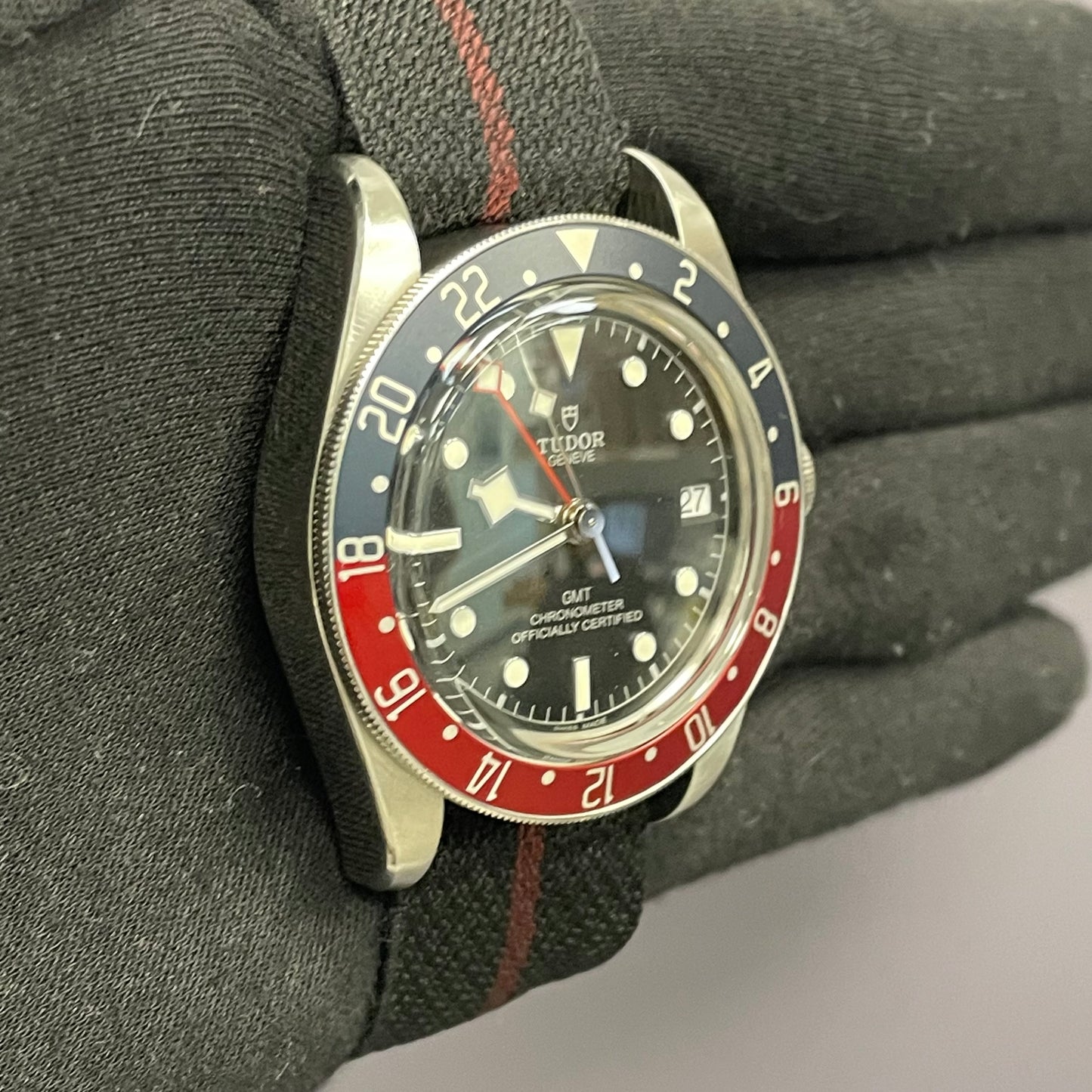 Tudor Black Bay GMT 41mm Black Dial Ref# 79830RB