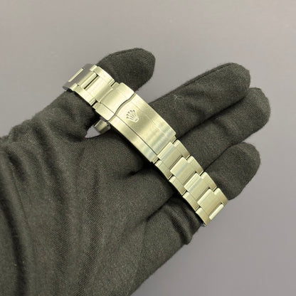 Rolex Oyster Perpetual 34mm Blue Dial Watch Ref# 114200 - Happy Jewelers Fine Jewelry Lifetime Warranty