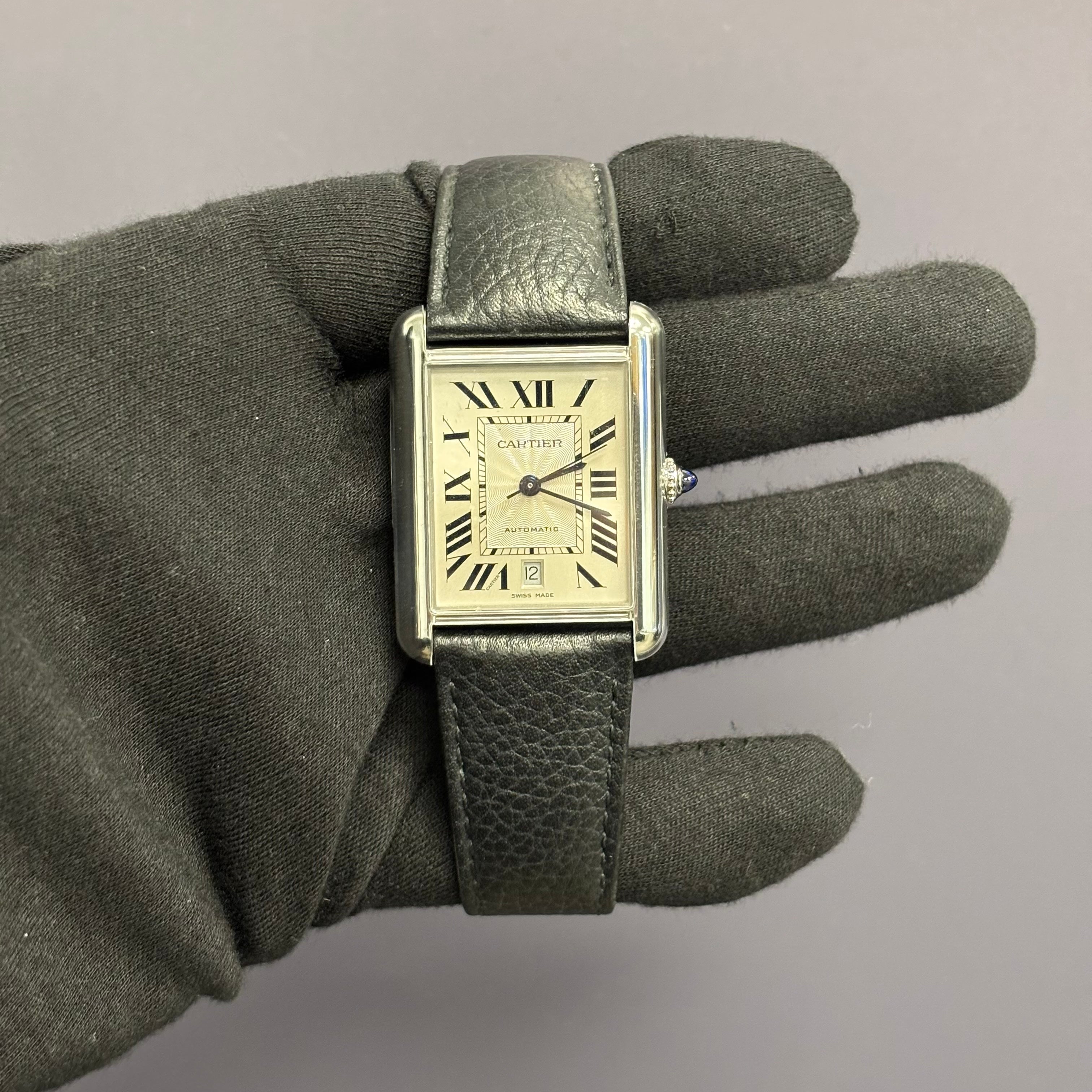 Cartier Tank 31mm Silver Dial Watch Ref# WSTA0040 - Happy Jewelers Fine Jewelry Lifetime Warranty