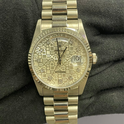 Rolex Day-Date 36mm Silver Dial Watch Ref# 18239 - Happy Jewelers Fine Jewelry Lifetime Warranty
