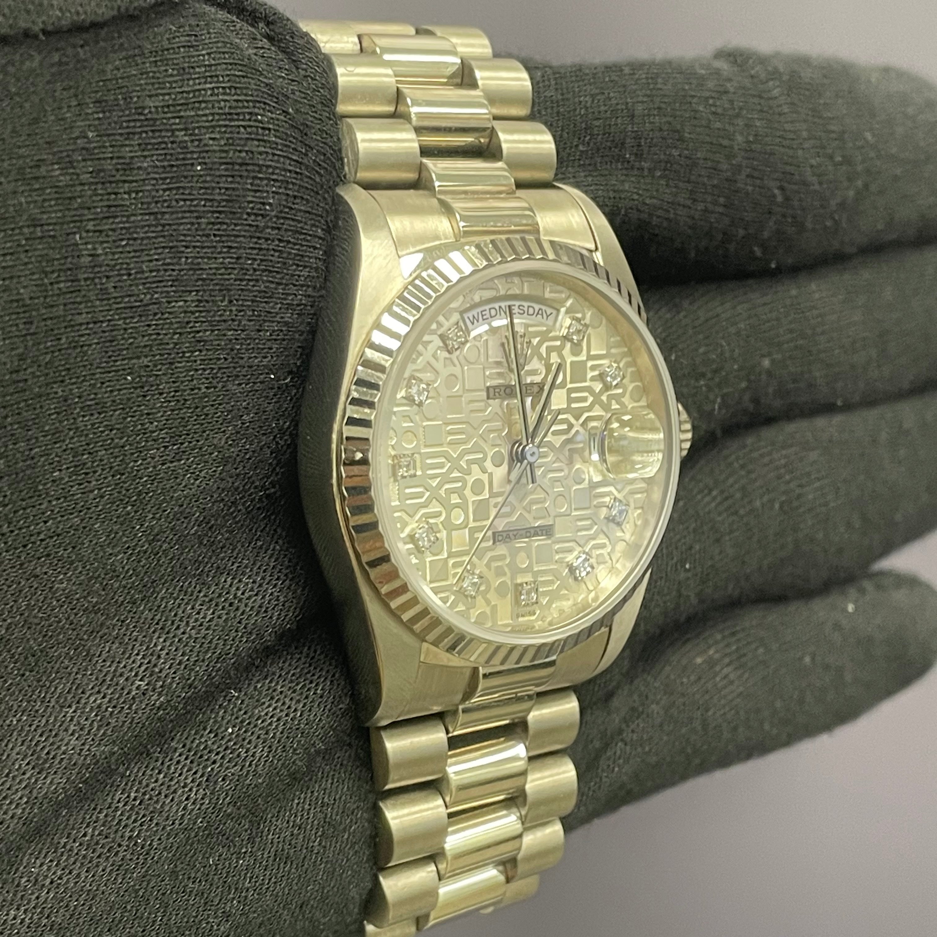 Rolex Day-Date 36mm Silver Dial Watch Ref# 18239 - Happy Jewelers Fine Jewelry Lifetime Warranty