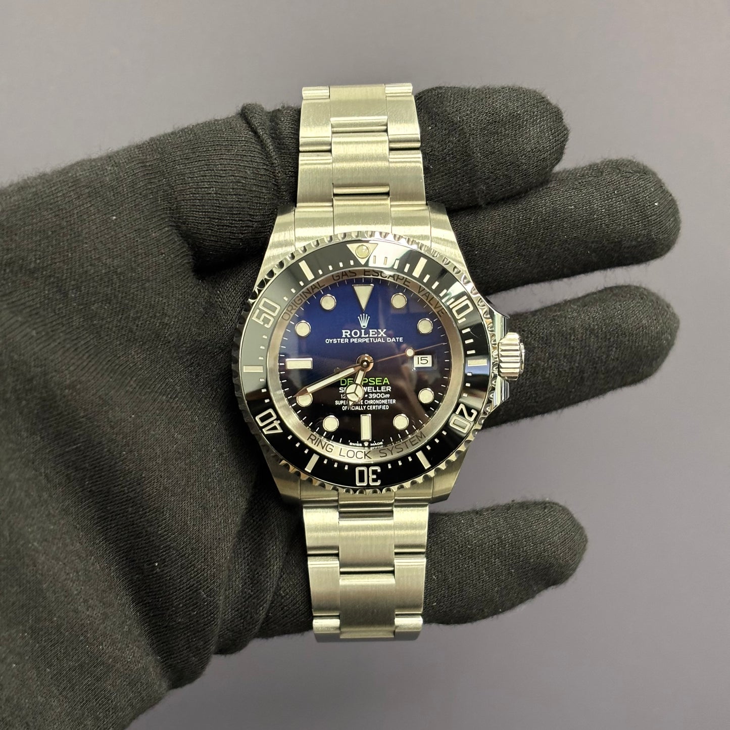 Rolex Sea-Dweller 44mm Black/Blue Dial Watch Ref# 126660