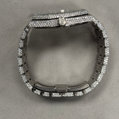 Audemars Piguet Royal Oak 41mm Pave Dial Ref# 15400ST - Happy Jewelers Fine Jewelry Lifetime Warranty