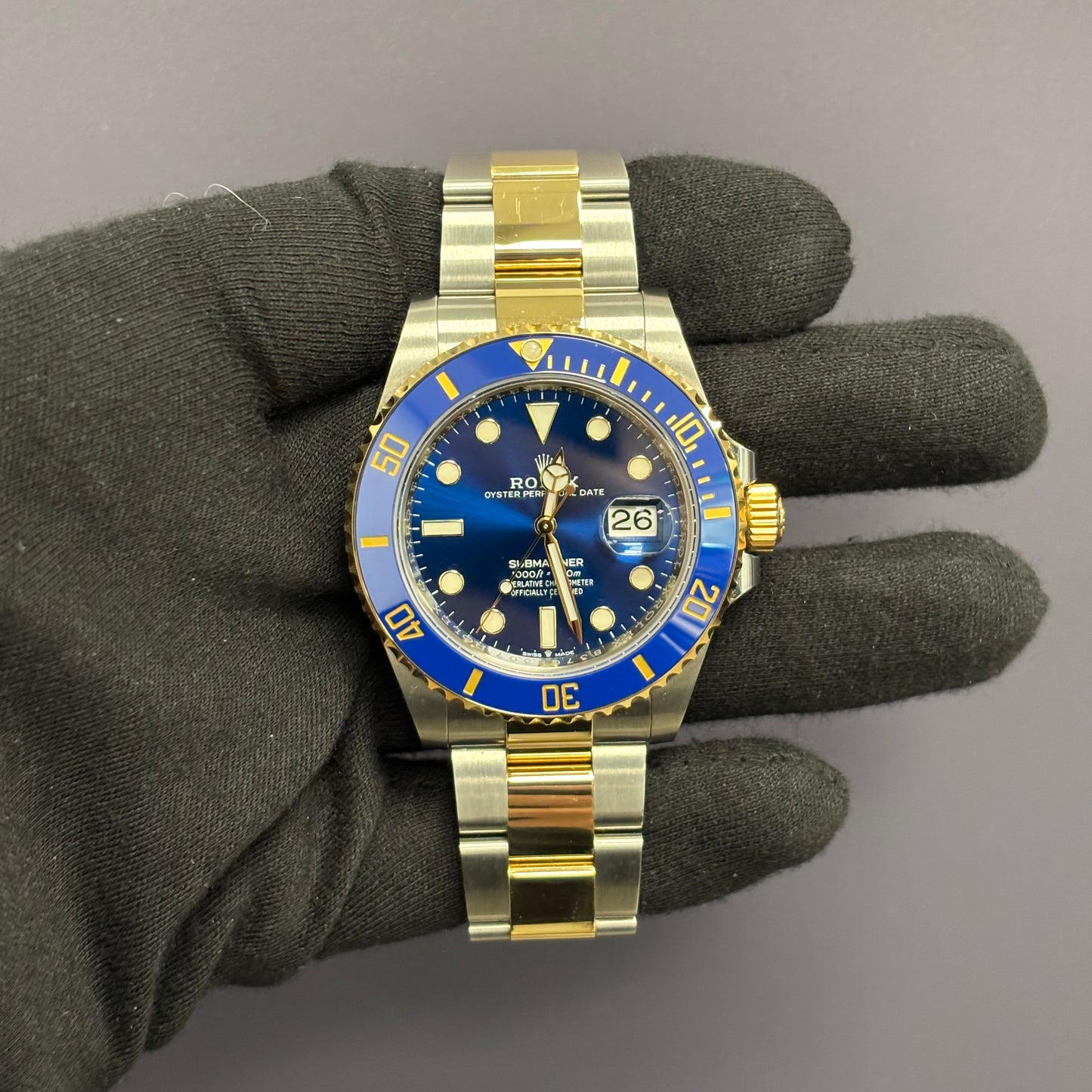 Rolex Submariner 41mm Blue Dial Watch Ref# 126613LB