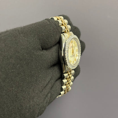 Rolex Oyster Perpetual 26mm MOP Dial Watch Ref# 6748 - Happy Jewelers Fine Jewelry Lifetime Warranty