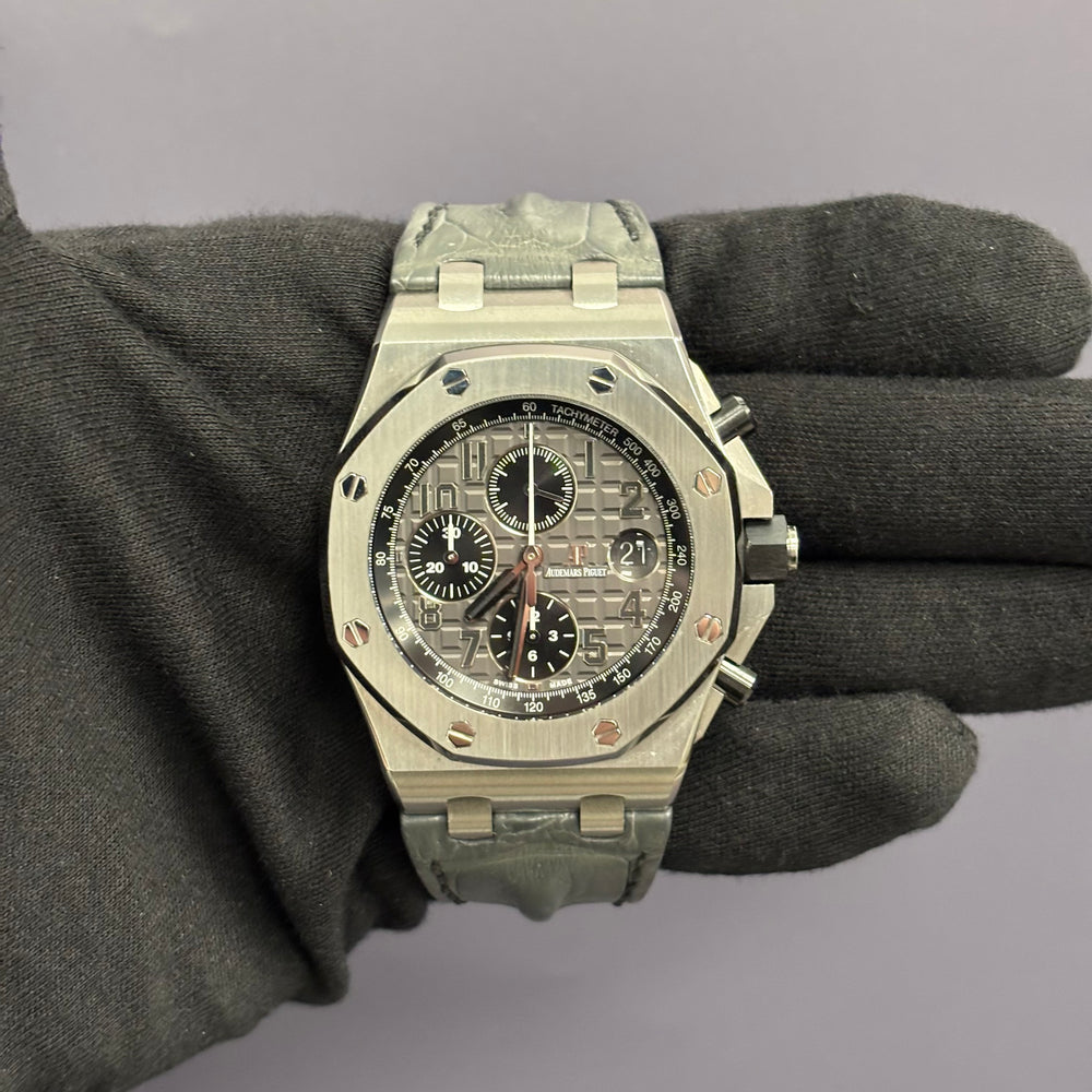 Audemars Piguet Royal Oak 42mm Grey Dial Watch Ref# 26470ST.OO.A104CR.01