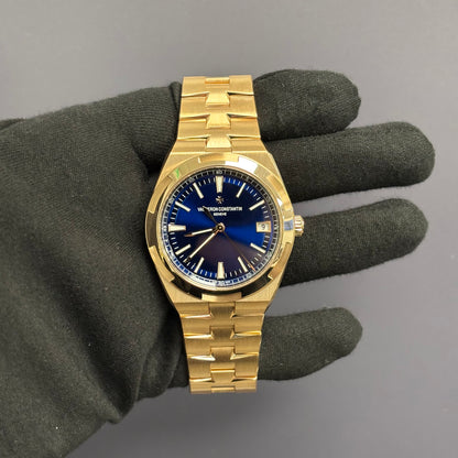 Vacheron Constantin Overseas 41mm Blue Dial Watch Ref# 4500V/110R-B705 - Happy Jewelers Fine Jewelry Lifetime Warranty