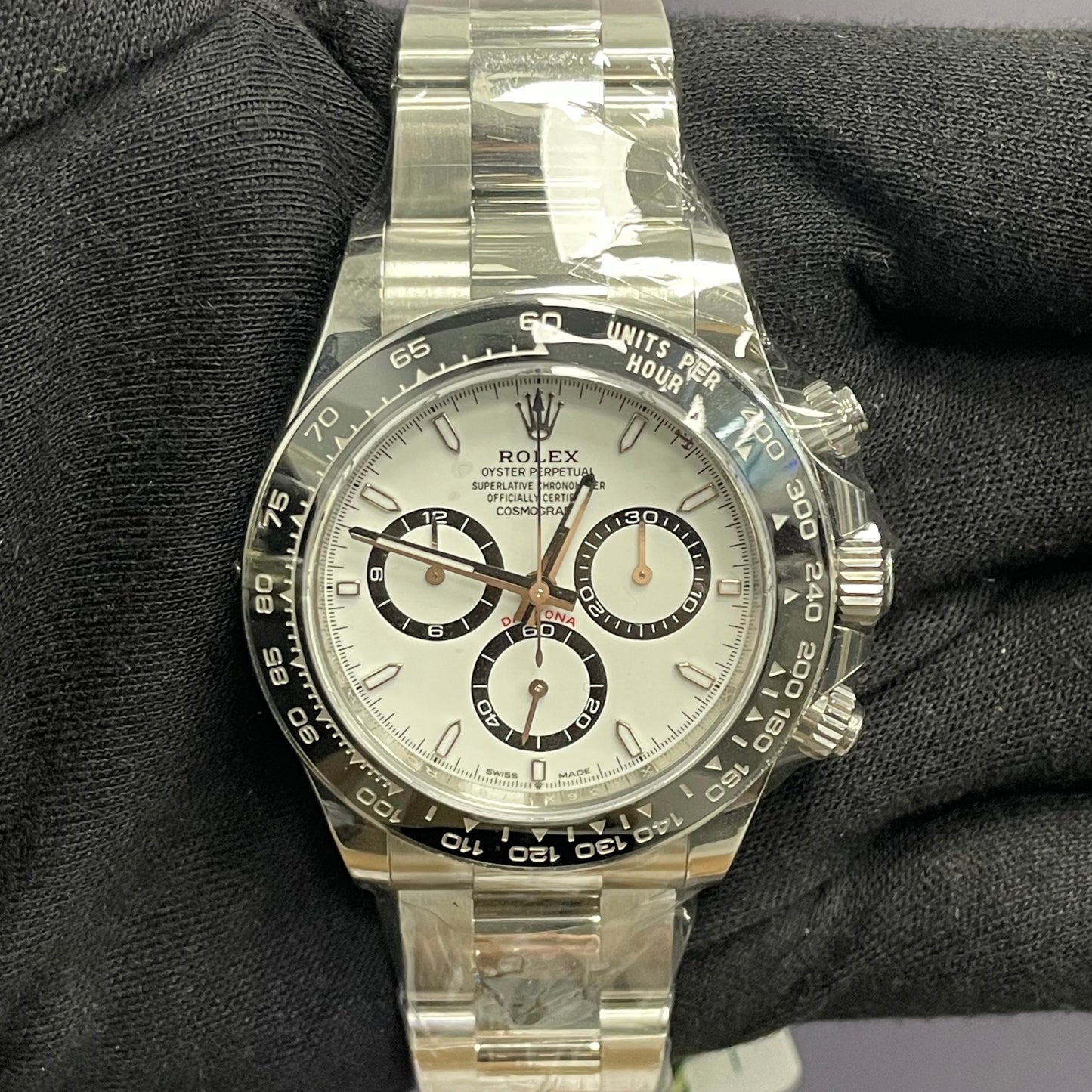 Rolex Daytona 40mm White Dial Watch Ref# 126500LN