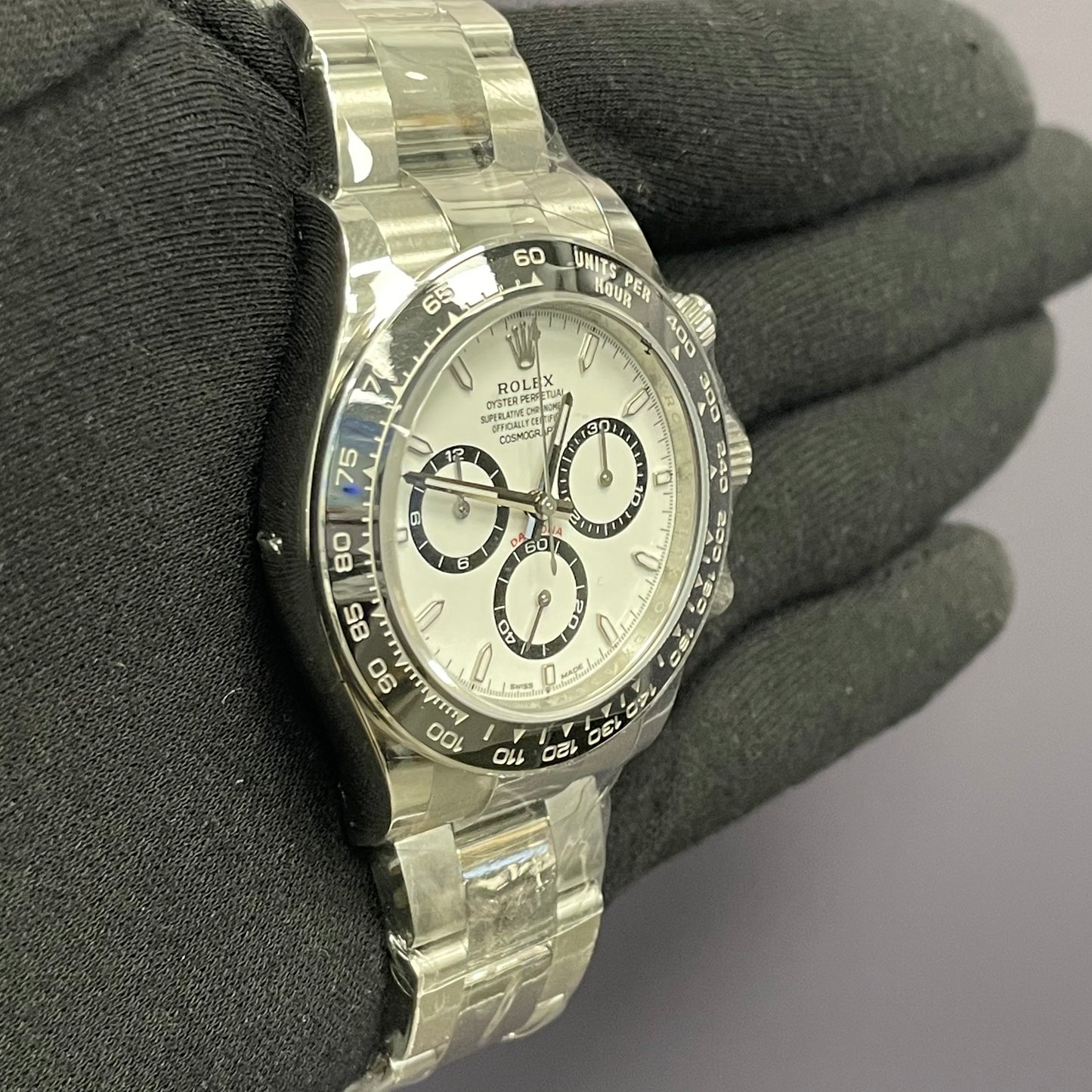 Rolex Daytona 40mm White Dial Watch Ref# 126500LN