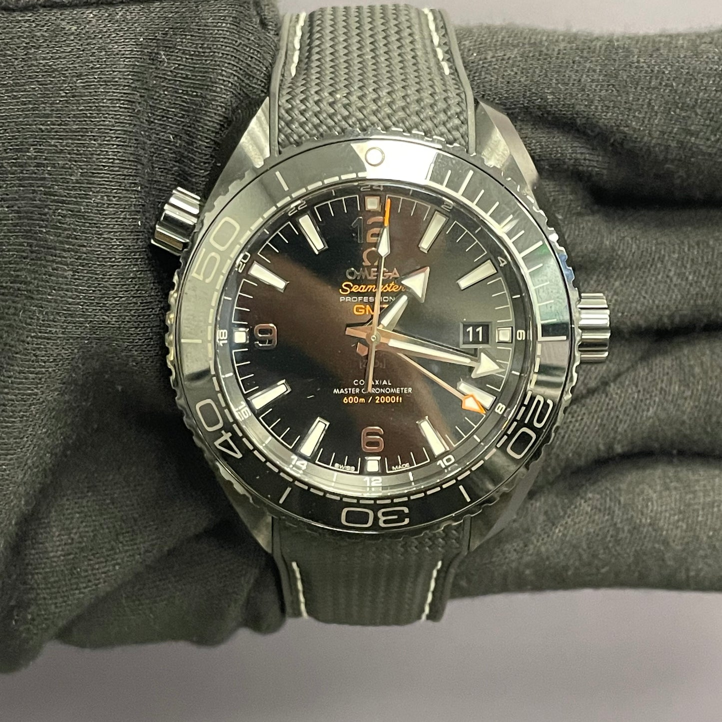 Omega Seamaster 45mm Black Dial Ref# 215.92.46.22.01.001