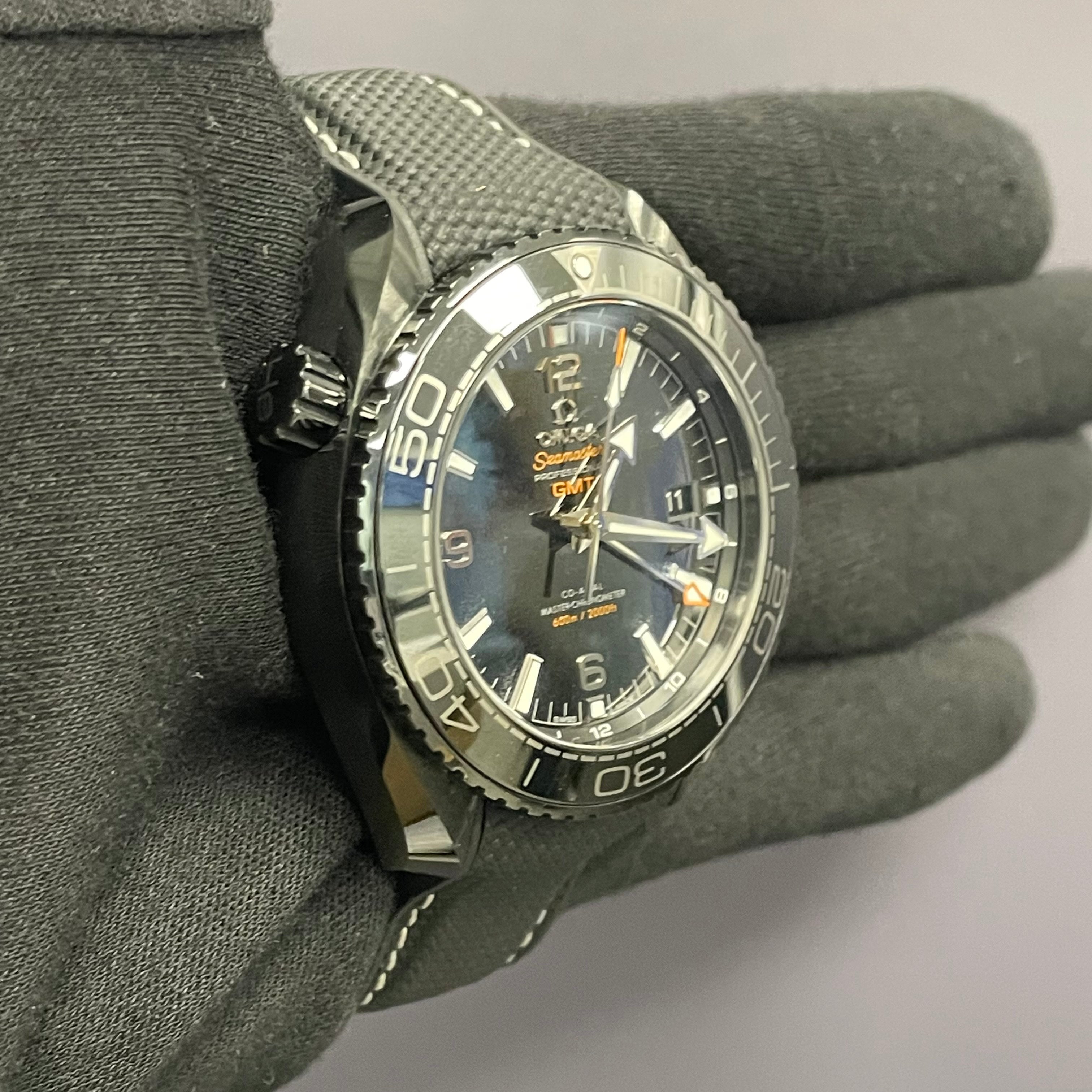 Omega Seamaster 45mm Black Dial Ref# 215.92.46.22.01.001 - Happy Jewelers Fine Jewelry Lifetime Warranty