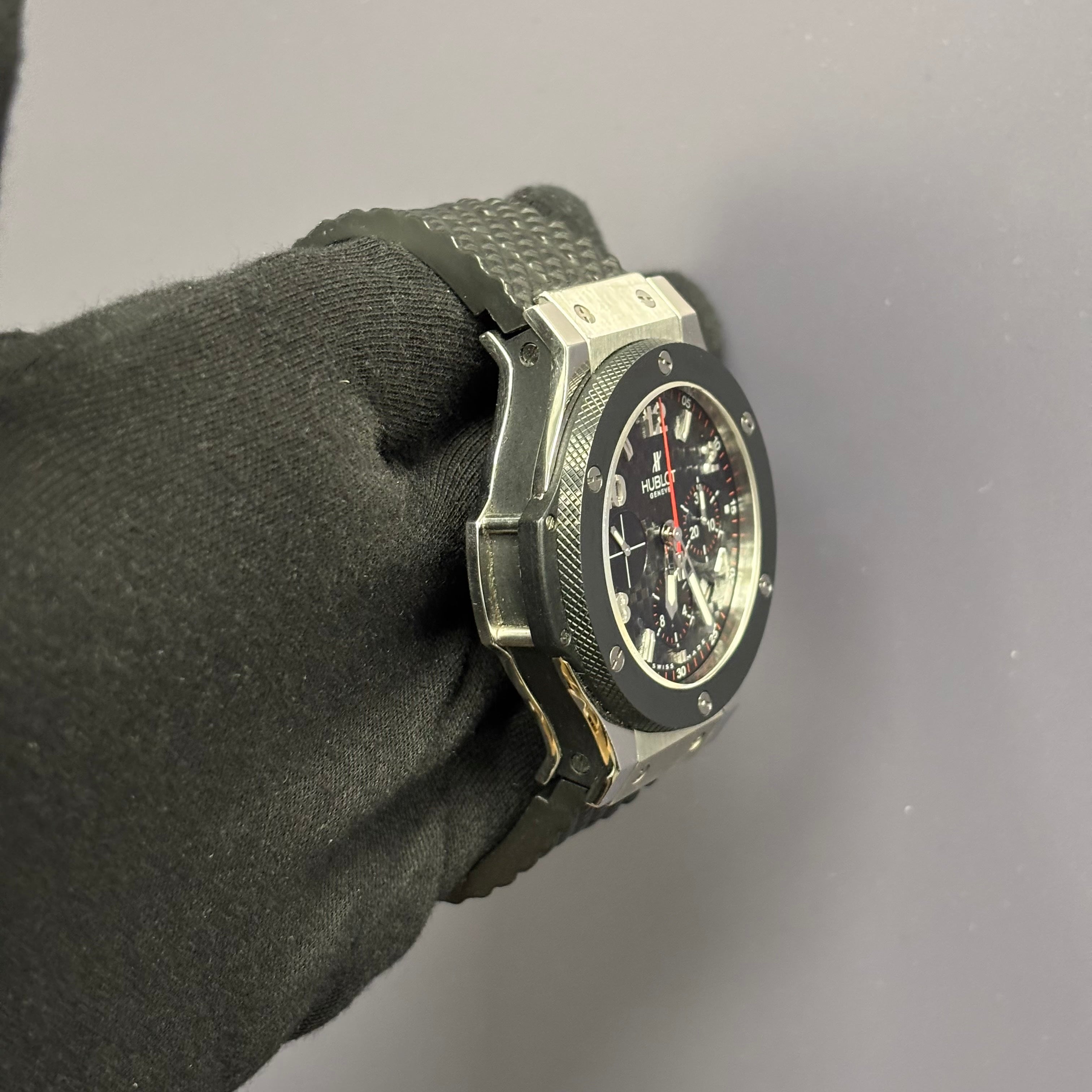 Hublot Big Bang 44mm Black Dial Watch Ref# 301.SB.131.RX - Happy Jewelers Fine Jewelry Lifetime Warranty