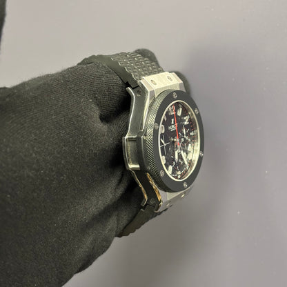 Hublot Big Bang 44mm Black Dial Watch Ref# 301.SB.131.RX - Happy Jewelers Fine Jewelry Lifetime Warranty
