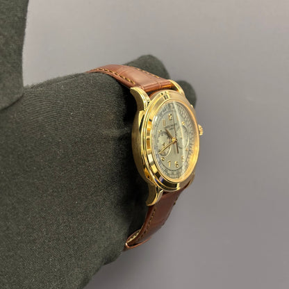 Patek Philippe Chronograph 42mm Silver Dial Watch Ref# 5070R-01 - Happy Jewelers Fine Jewelry Lifetime Warranty