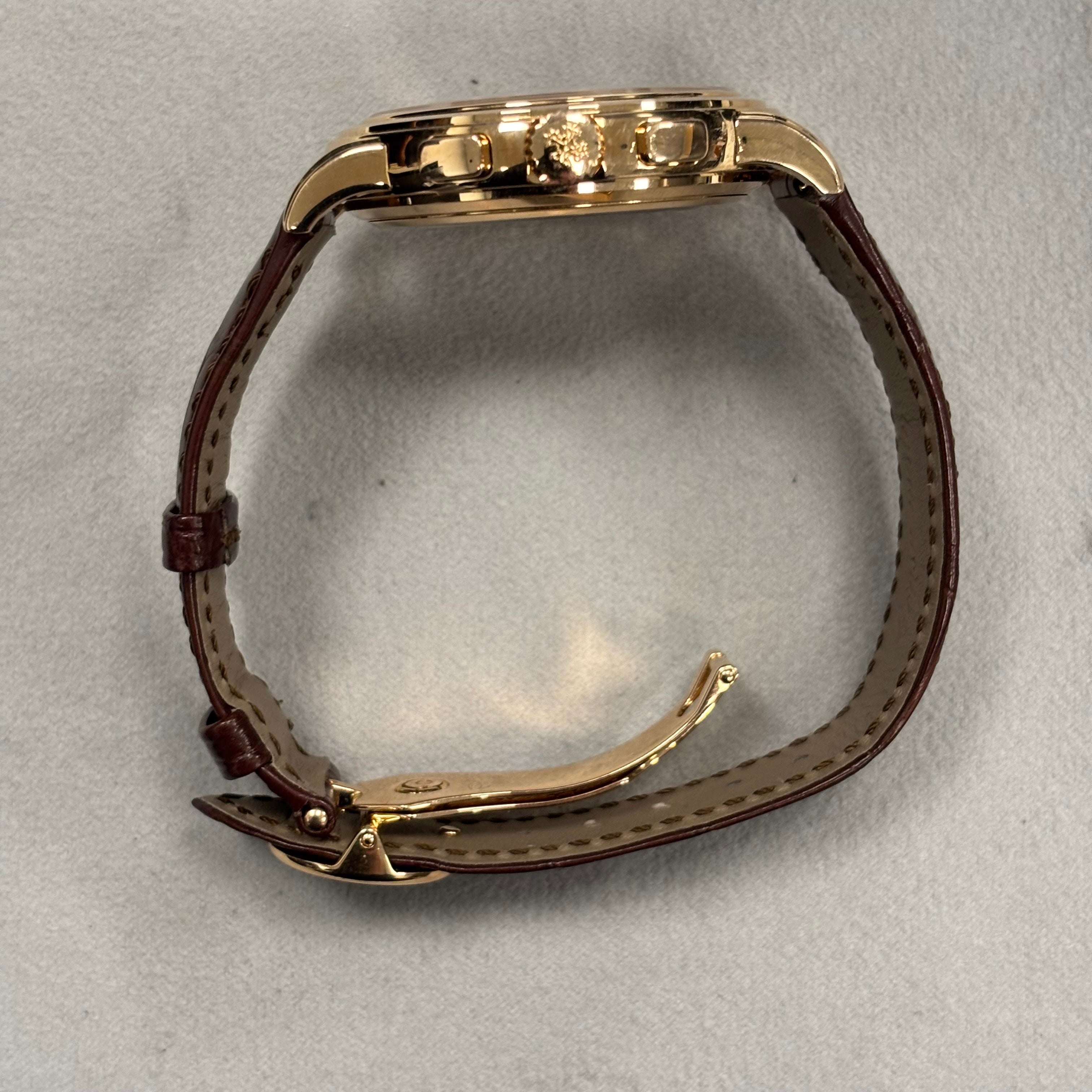 Patek Philippe Chronograph 42mm Silver Dial Watch Ref# 5070R-01 - Happy Jewelers Fine Jewelry Lifetime Warranty