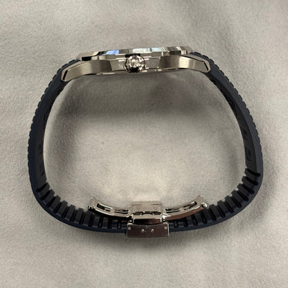 Patek Philippe Aquanaut 42mm Blue Dial Watch Ref# 5168G-001 - Happy Jewelers Fine Jewelry Lifetime Warranty