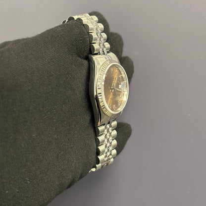 Rolex Datejust 36mm Salmon Dial Watch Ref# 16234 - Happy Jewelers Fine Jewelry Lifetime Warranty