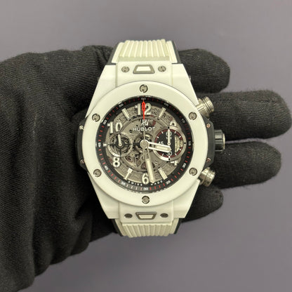 Hublot Big Bang 45mm Openwork Dial Watch Ref# 411.HX.1170.RX - Happy Jewelers Fine Jewelry Lifetime Warranty