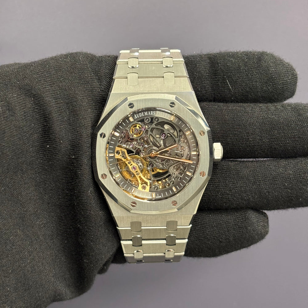 Audemars Piguet Offshore 41mm Openwork Dial Watch Ref# 15407ST.OO.1220ST.01