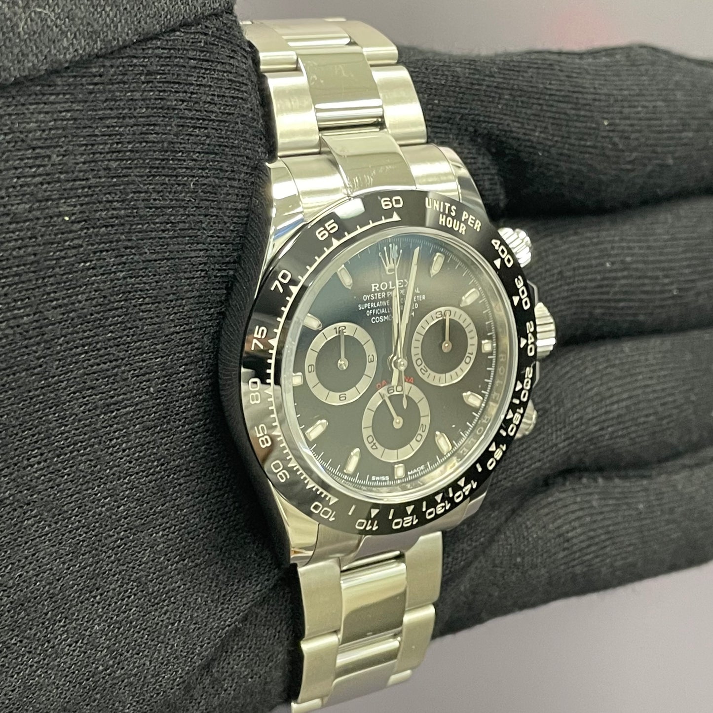 Rolex Daytona 40mm Black Dial Watch Ref# 116500LN