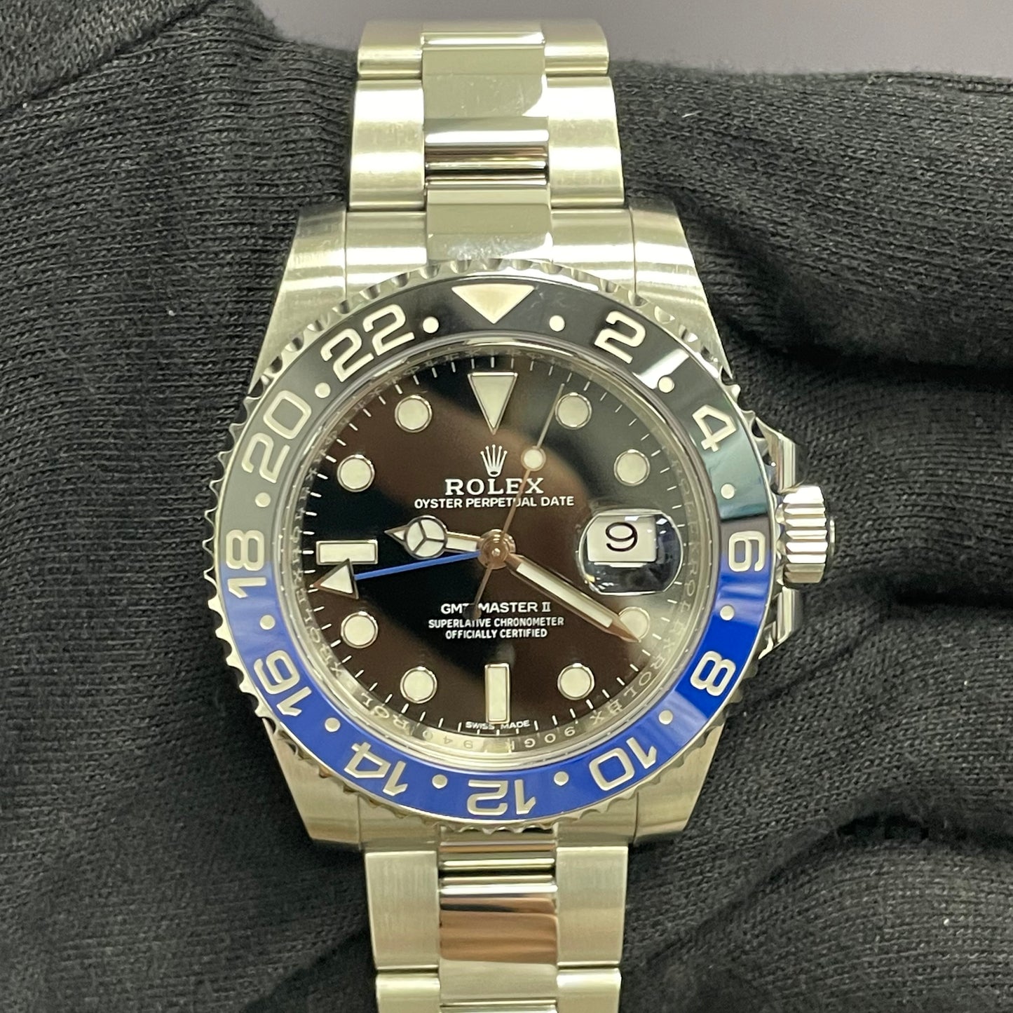 Rolex GMT Master II "Batman" Black Dial Ref# 116710BLNR