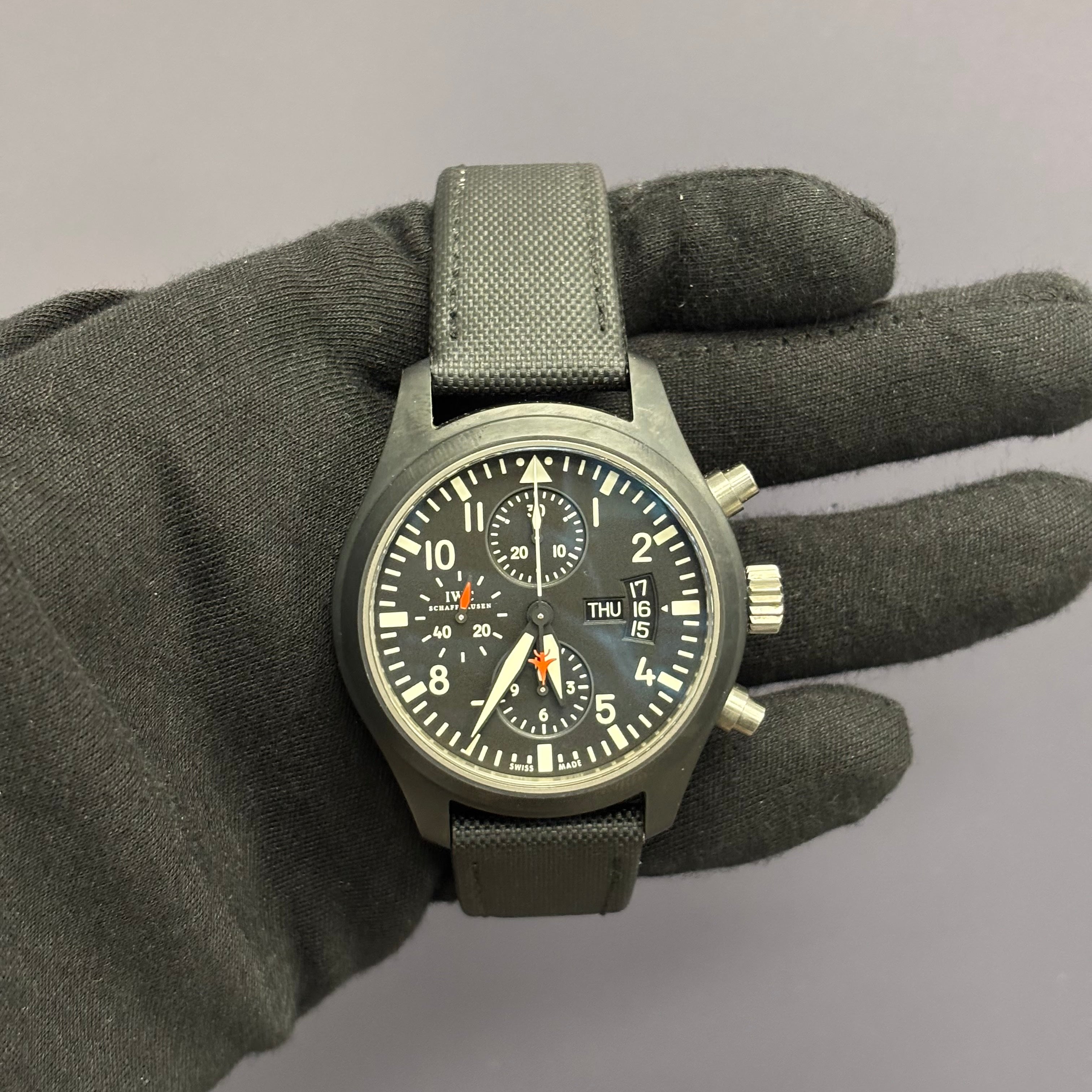 IWC Pilot's 44mm Black Dial Watch Ref# IW378901 - Happy Jewelers Fine Jewelry Lifetime Warranty